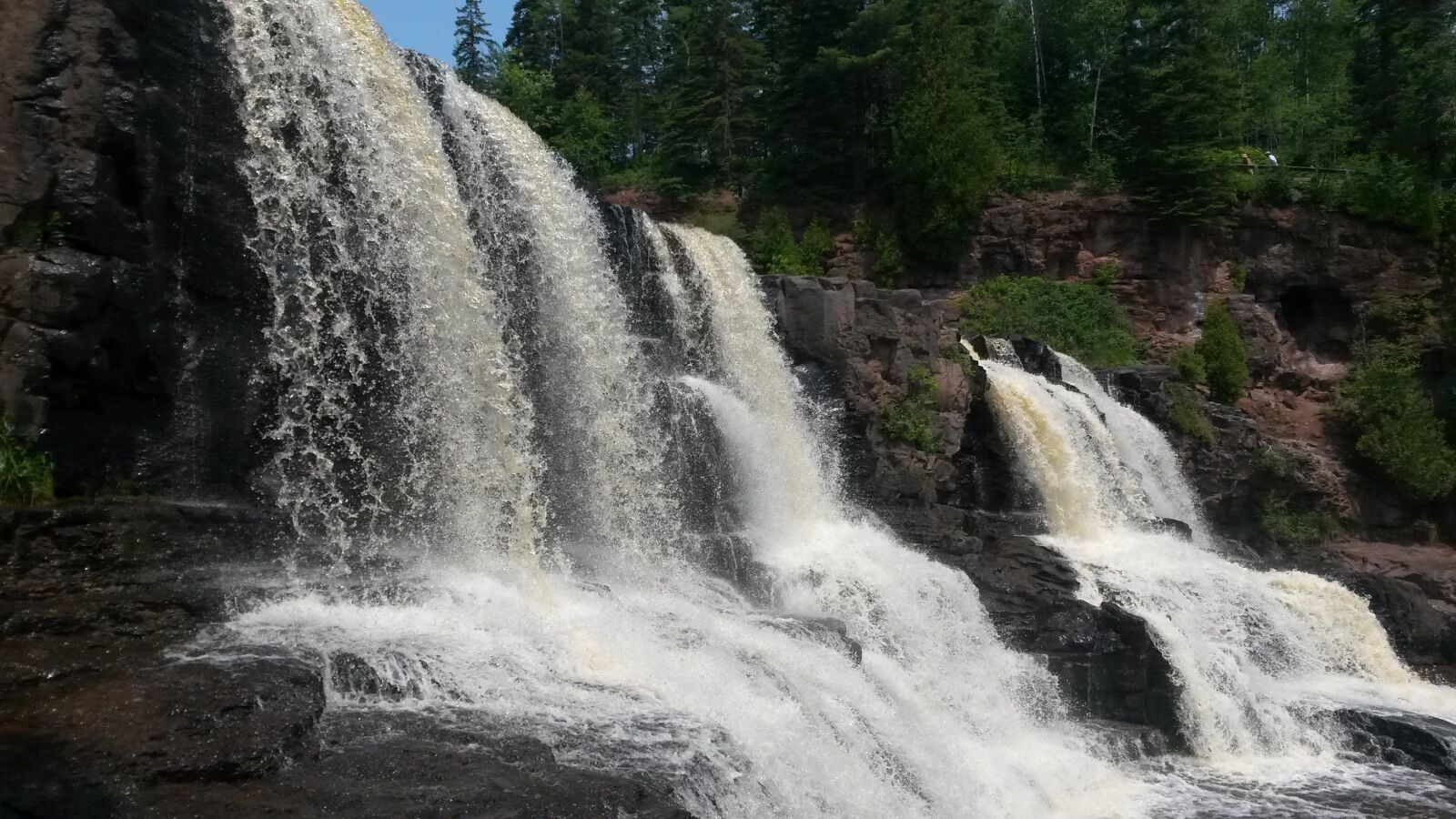 Samsung Galaxy S4 Active sample photo. Waterfall, gooseberry falls, minnesota photography