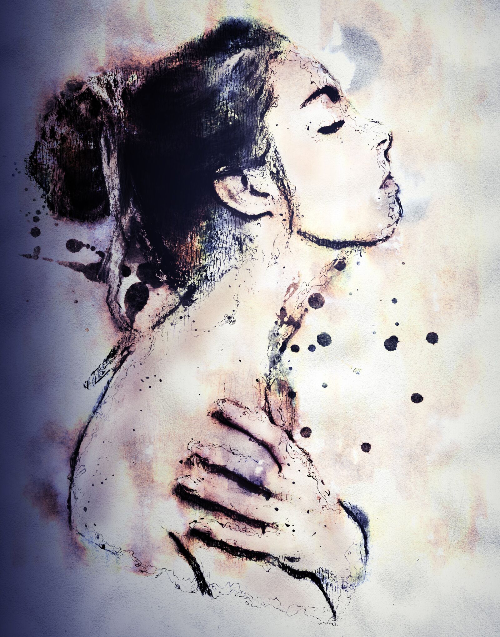 Nikon D80 sample photo. Nude, girl, hands photography