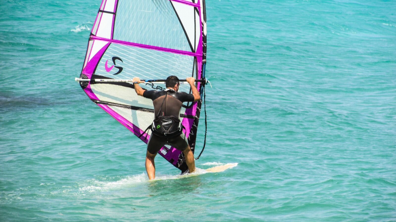 Canon PowerShot SX400 IS sample photo. Windsurfing, sport, sea photography