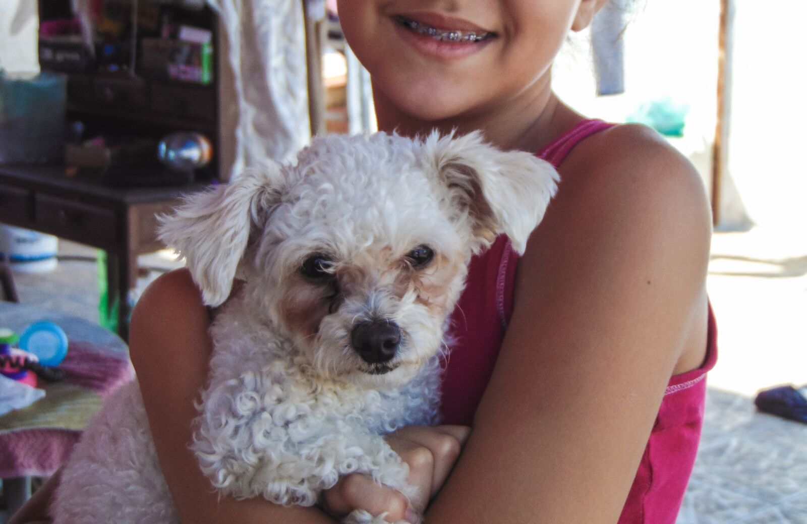 Sony Cyber-shot DSC-H300 sample photo. Animal, dog, child photography
