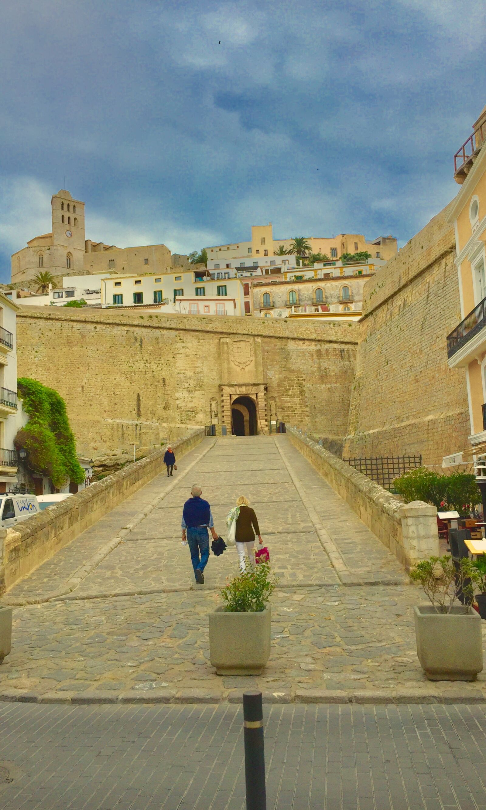 iPhone 6 back camera 4.15mm f/2.2 sample photo. Ibiza, town, island photography