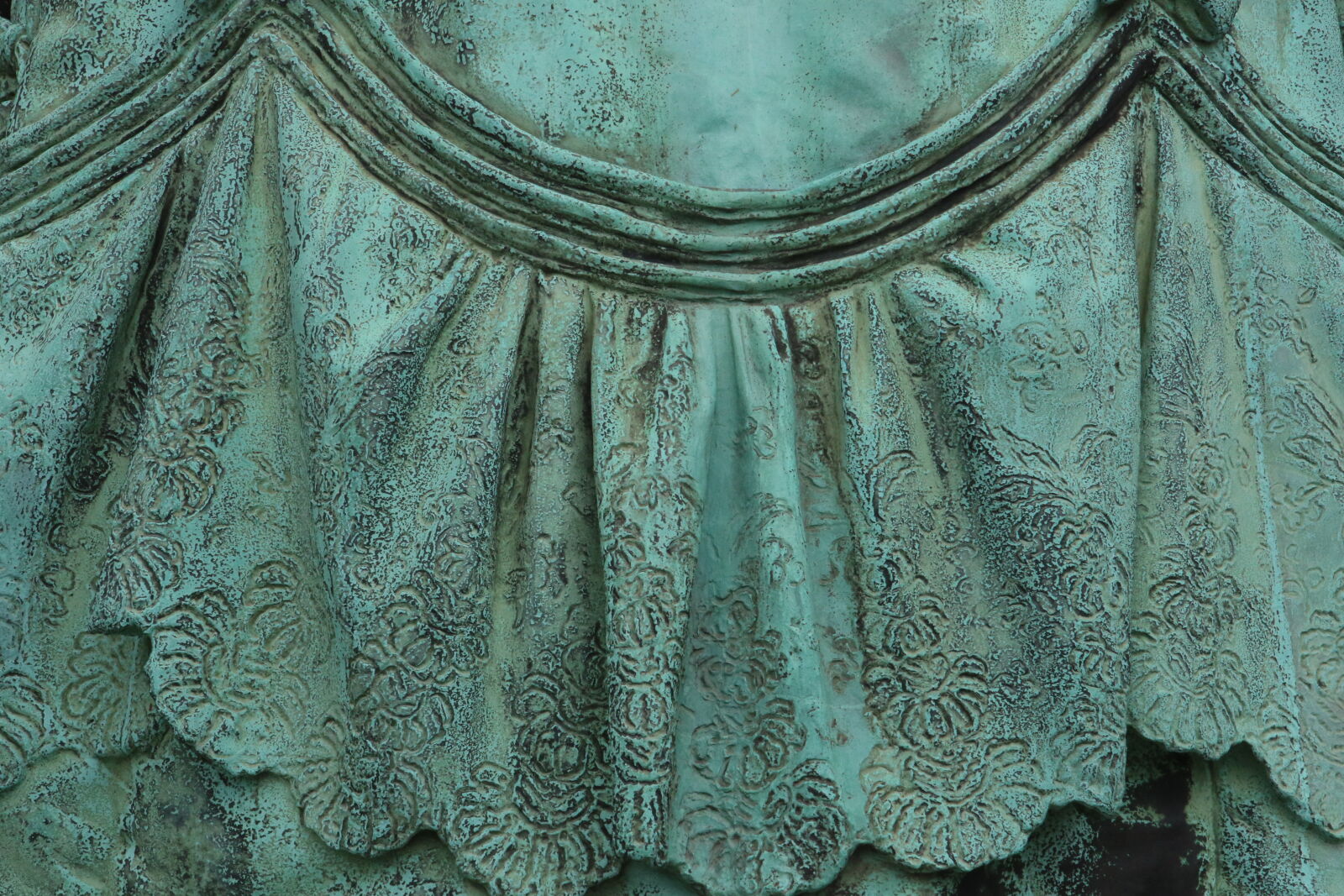 Canon EOS 7D Mark II sample photo. Copper, detail, dress, green photography