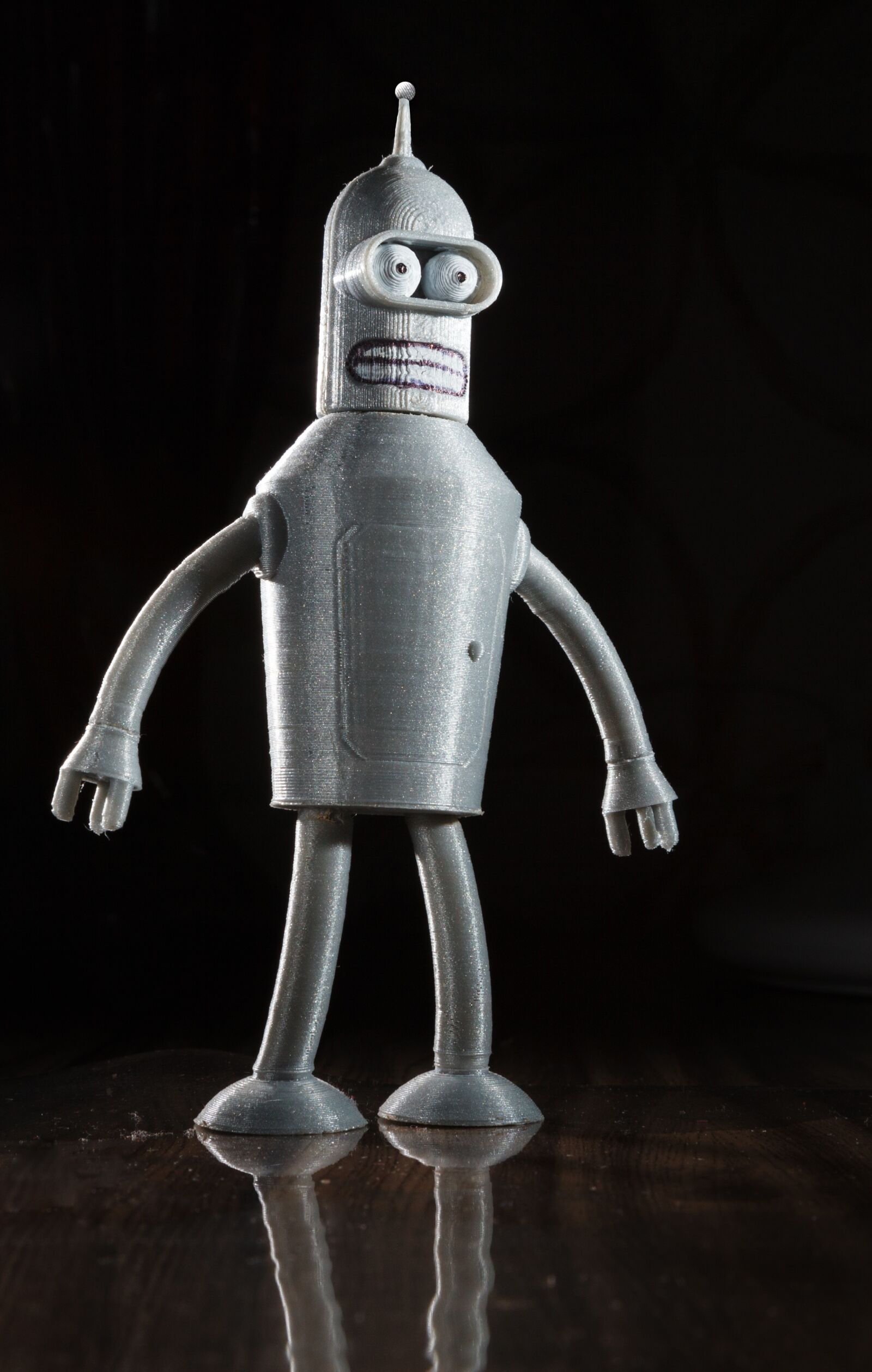 Canon EOS 5D Mark II sample photo. Robot, bender, futurama photography