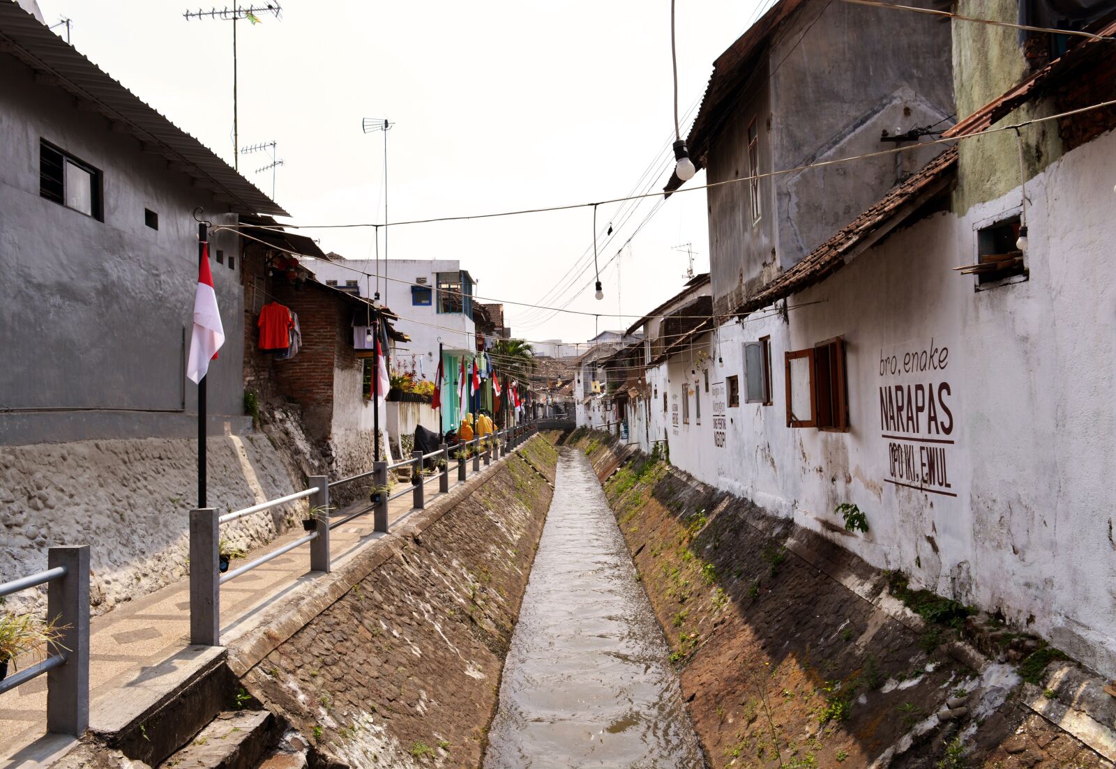 Nikon D5200 sample photo. Ditch, village, river photography