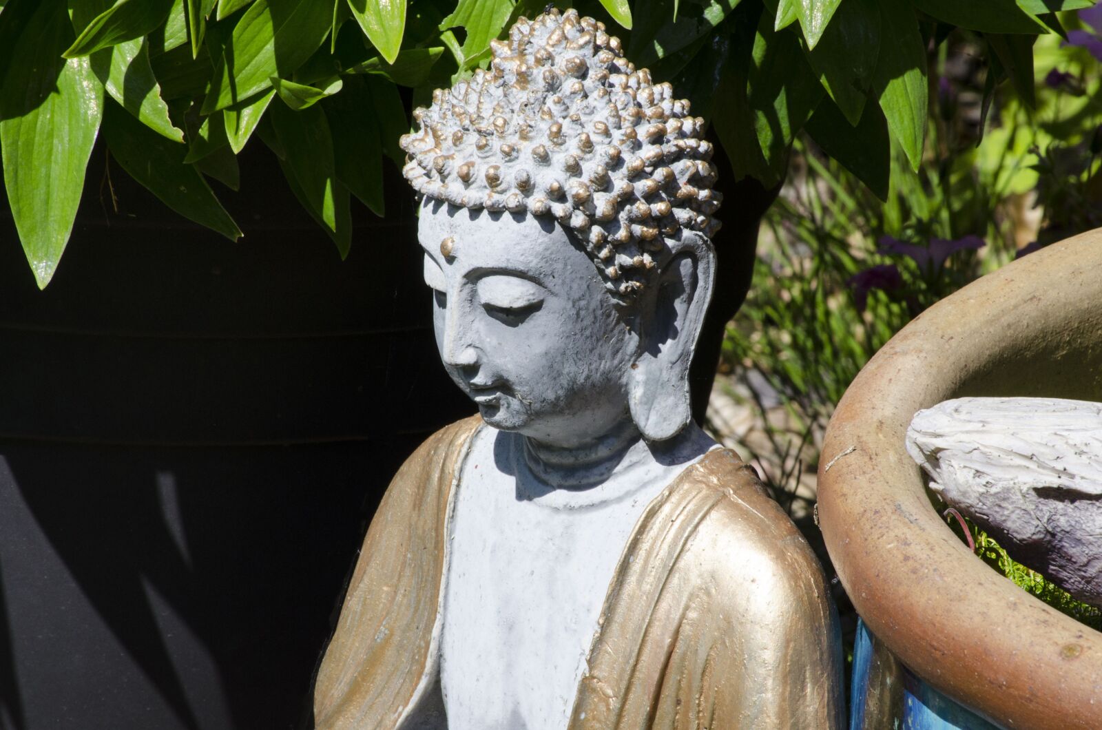 Nikon D5100 sample photo. Buddha, statue, garden ornament photography