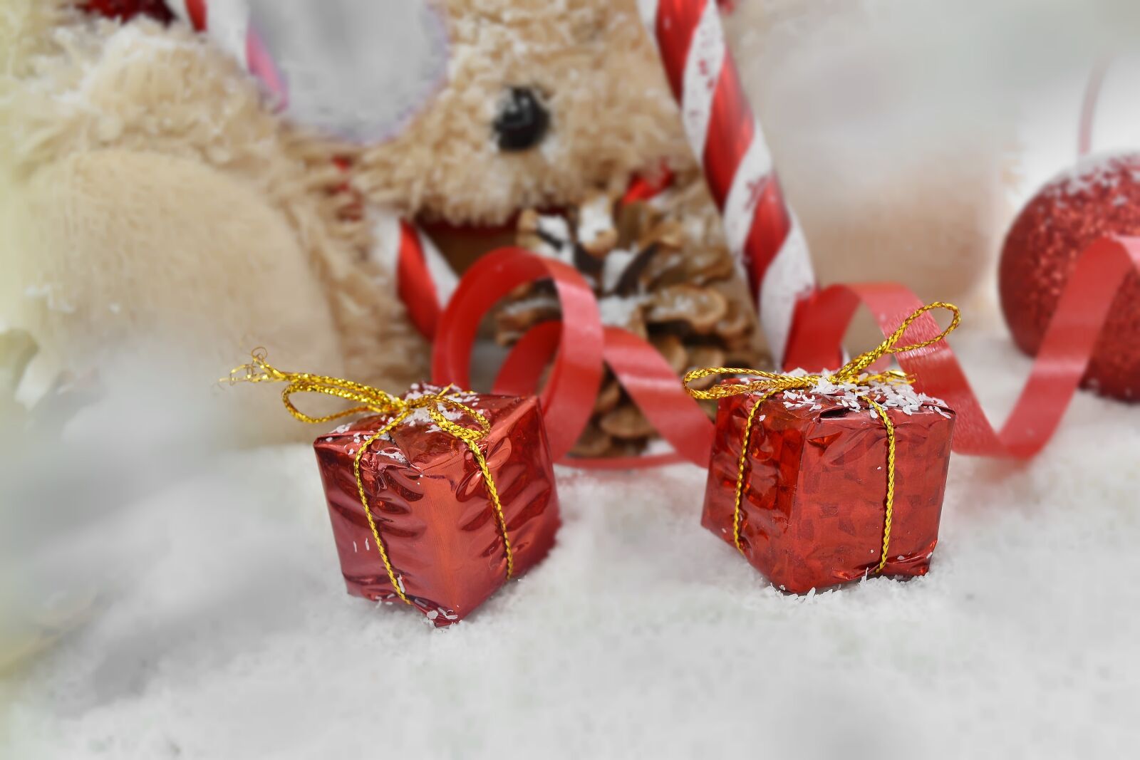 Nikon D5500 sample photo. Christianity, christmas, gifts, ornament photography