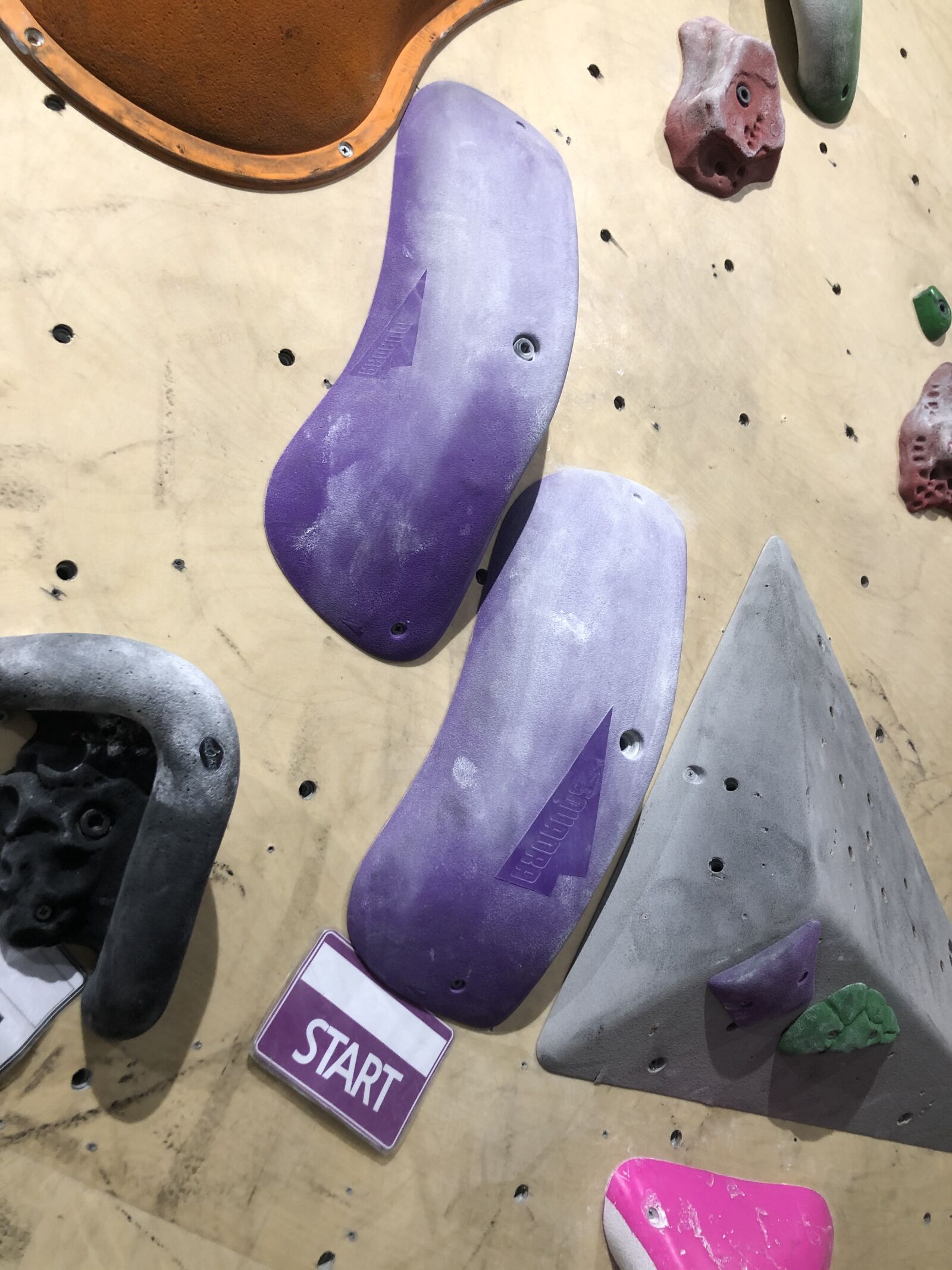 Apple iPhone 8 Plus sample photo. Bouldering, holds, climb photography