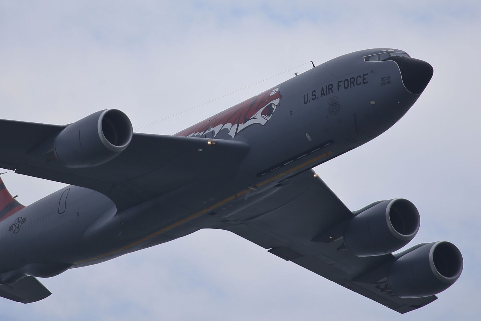 Canon EF 100-400mm F4.5-5.6L IS USM sample photo. Stratotanker, kc-135r, flight photography