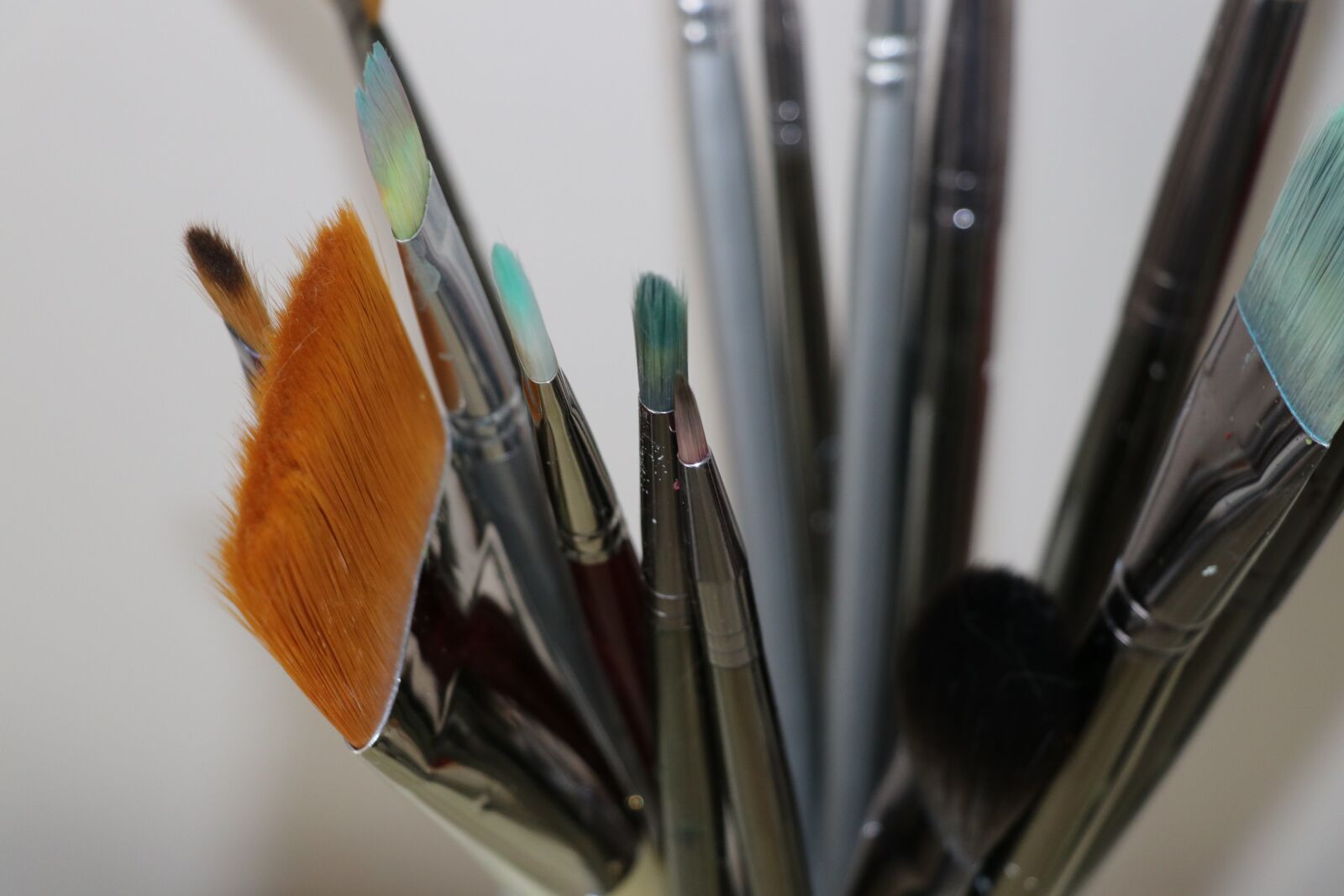 Canon EF-S 18-135mm F3.5-5.6 IS USM sample photo. Brush, paintbrush, closeup photography