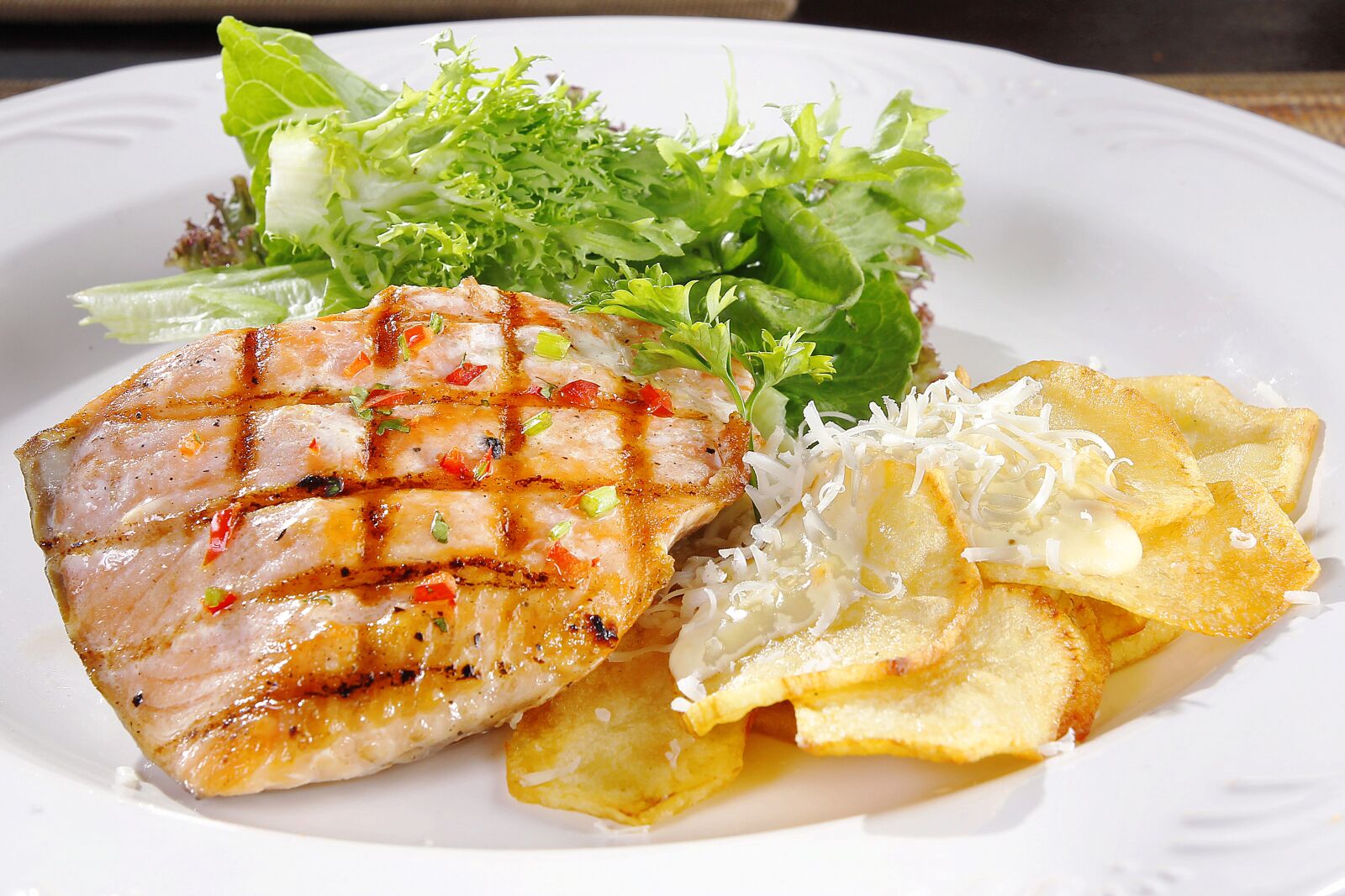Canon EOS 60D sample photo. Salmon, cheese, food photography