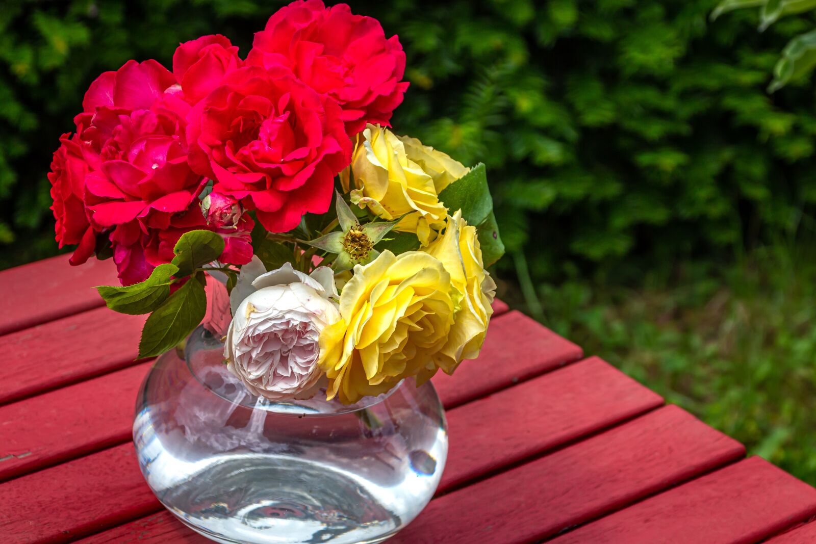 Canon EOS 650D (EOS Rebel T4i / EOS Kiss X6i) sample photo. Bouquet, colorful, roses photography