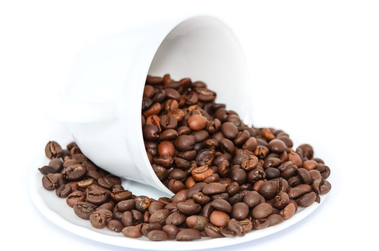 Nikon D5100 sample photo. Coffee bean, porcelain, mug photography