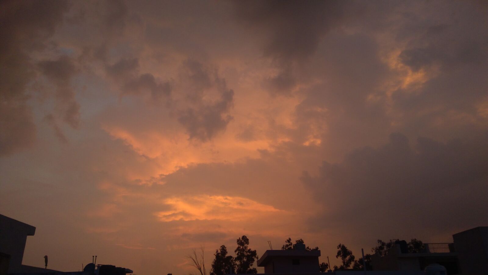 Lenovo K6 NOTE sample photo. Landscape, sunset, silhouette photography