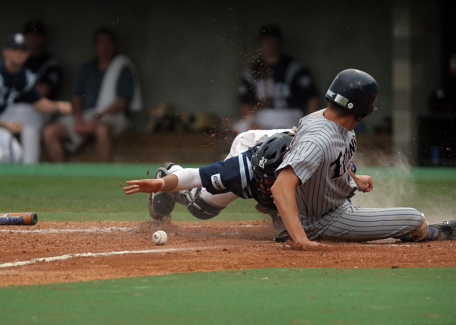 Canon EOS 20D sample photo. Baseball, college, game photography