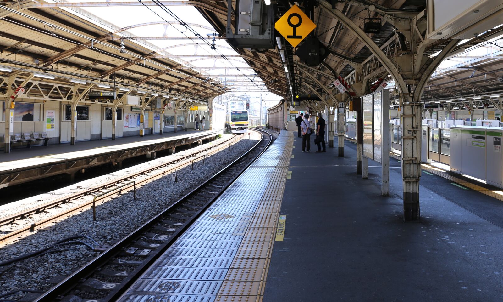 Canon EF 24-70mm F4L IS USM sample photo. Train, station, stop photography