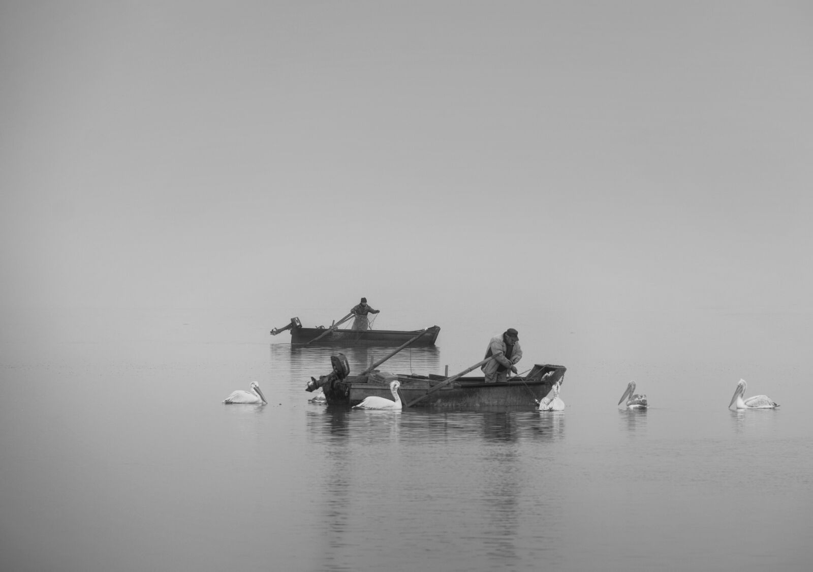 Nikon D7000 sample photo. Lake, black white, clouds photography