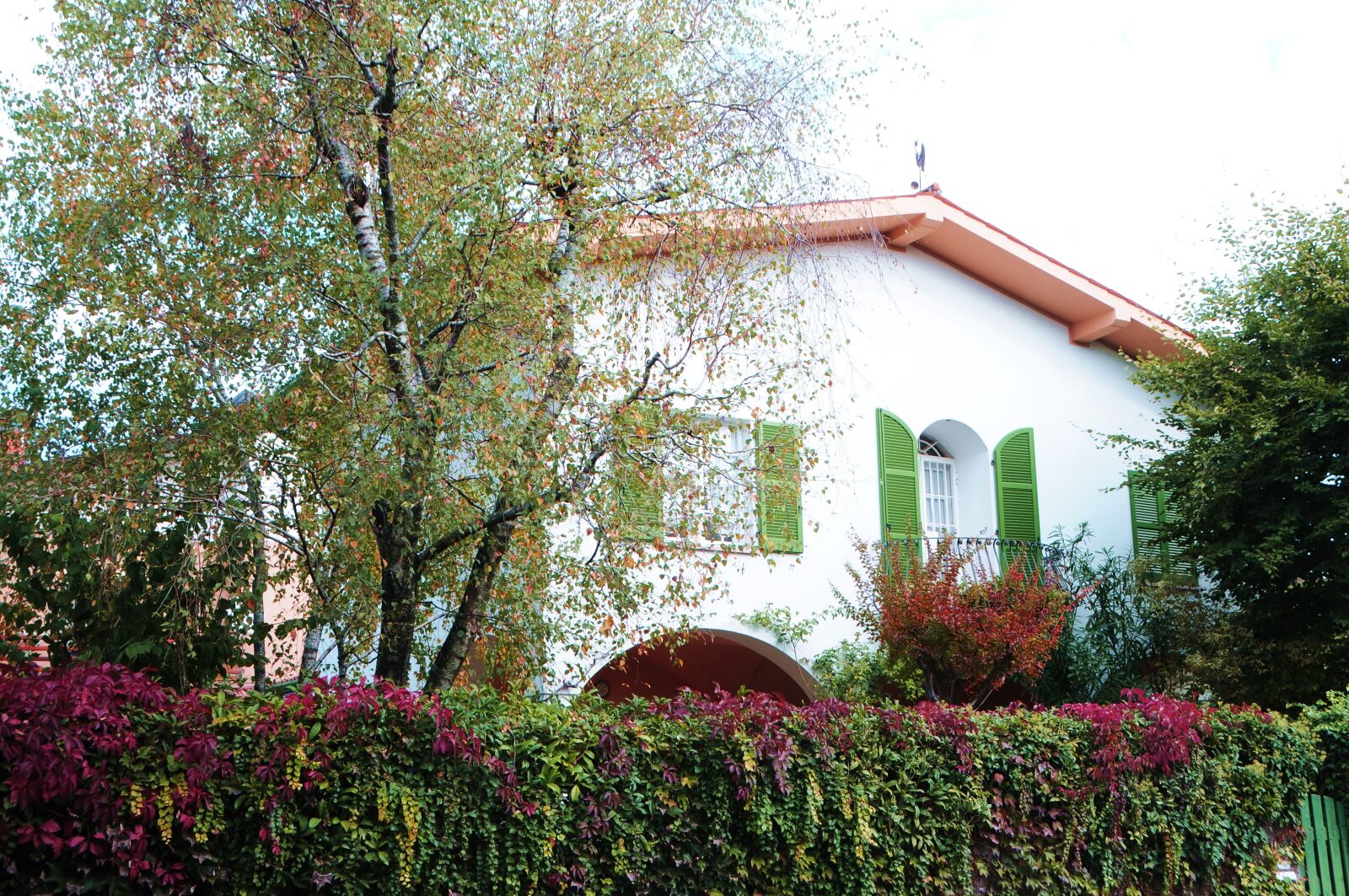 Nikon D300 sample photo. Autumn, house, italy photography