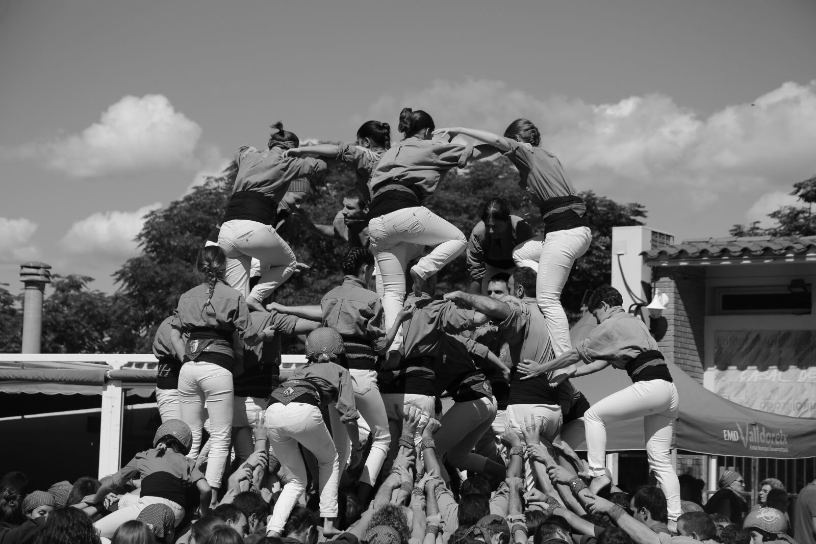 Canon EOS 5D Mark III sample photo. Castellers, sport, team photography