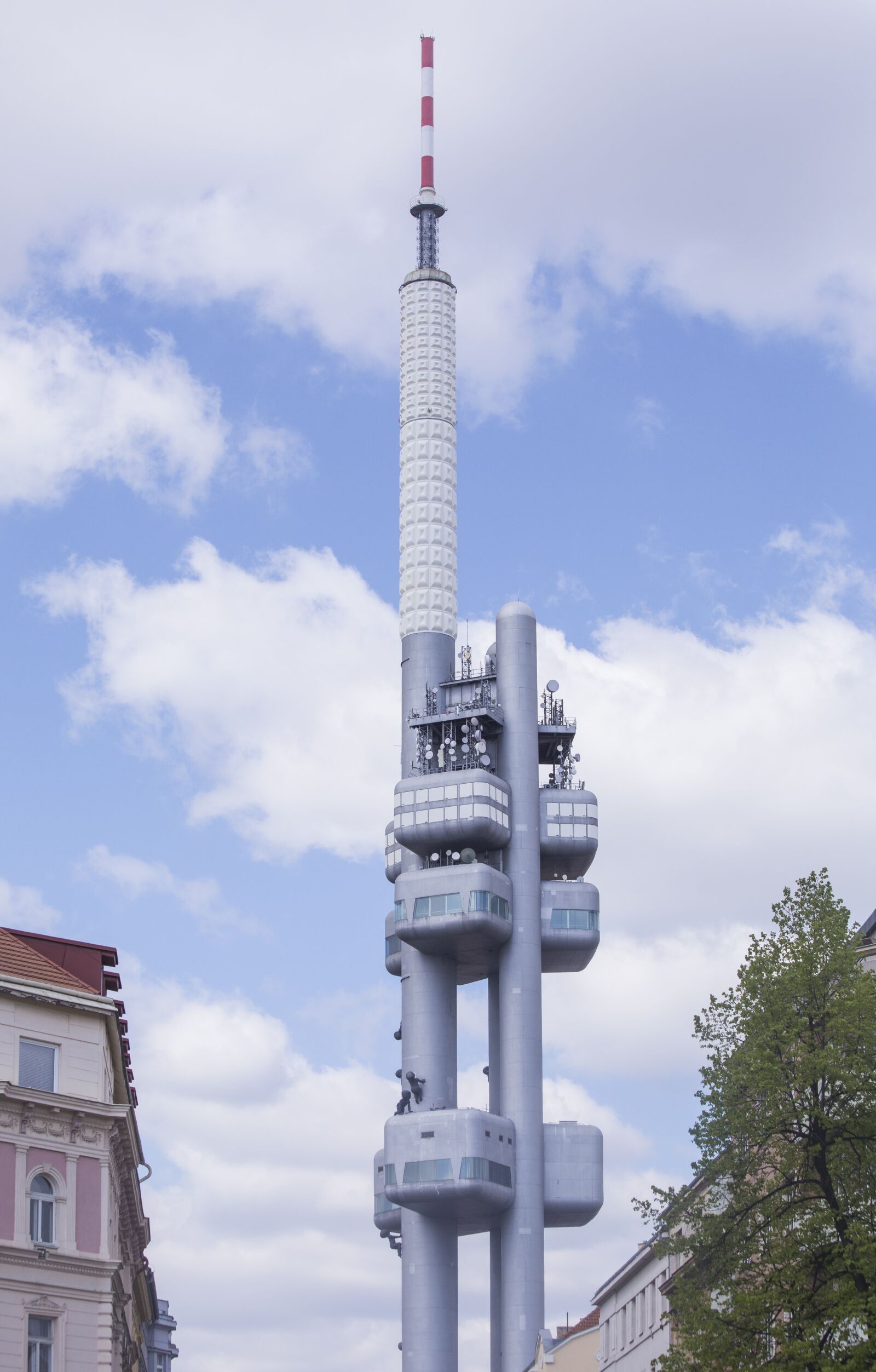 Canon EF 70-300mm F4-5.6 IS USM sample photo. Tv tower, prague, radio photography