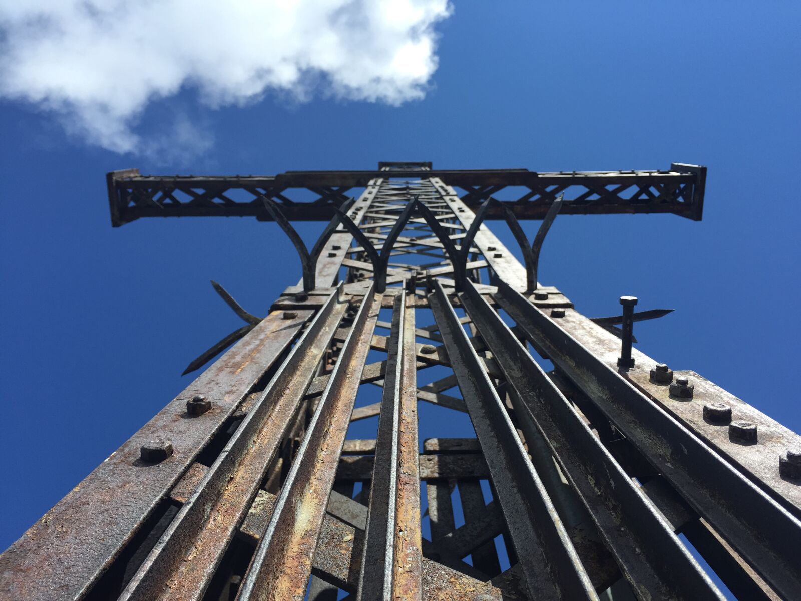 iPhone 6 back camera 4.15mm f/2.2 sample photo. Cross, sky photography