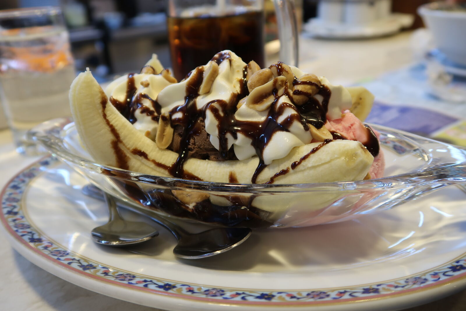 Canon PowerShot G7 X Mark II sample photo. Banana, split, chocolate, icecream photography
