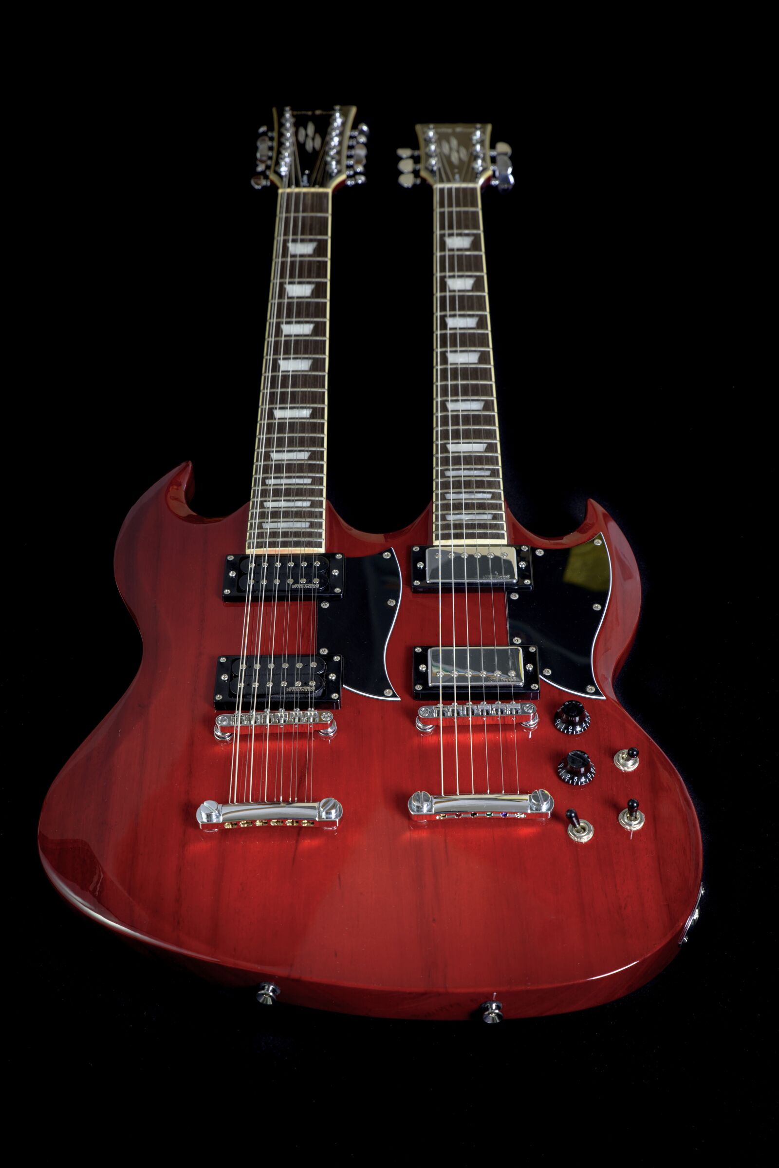Nikon D750 sample photo. Guitar, double neck, electric photography