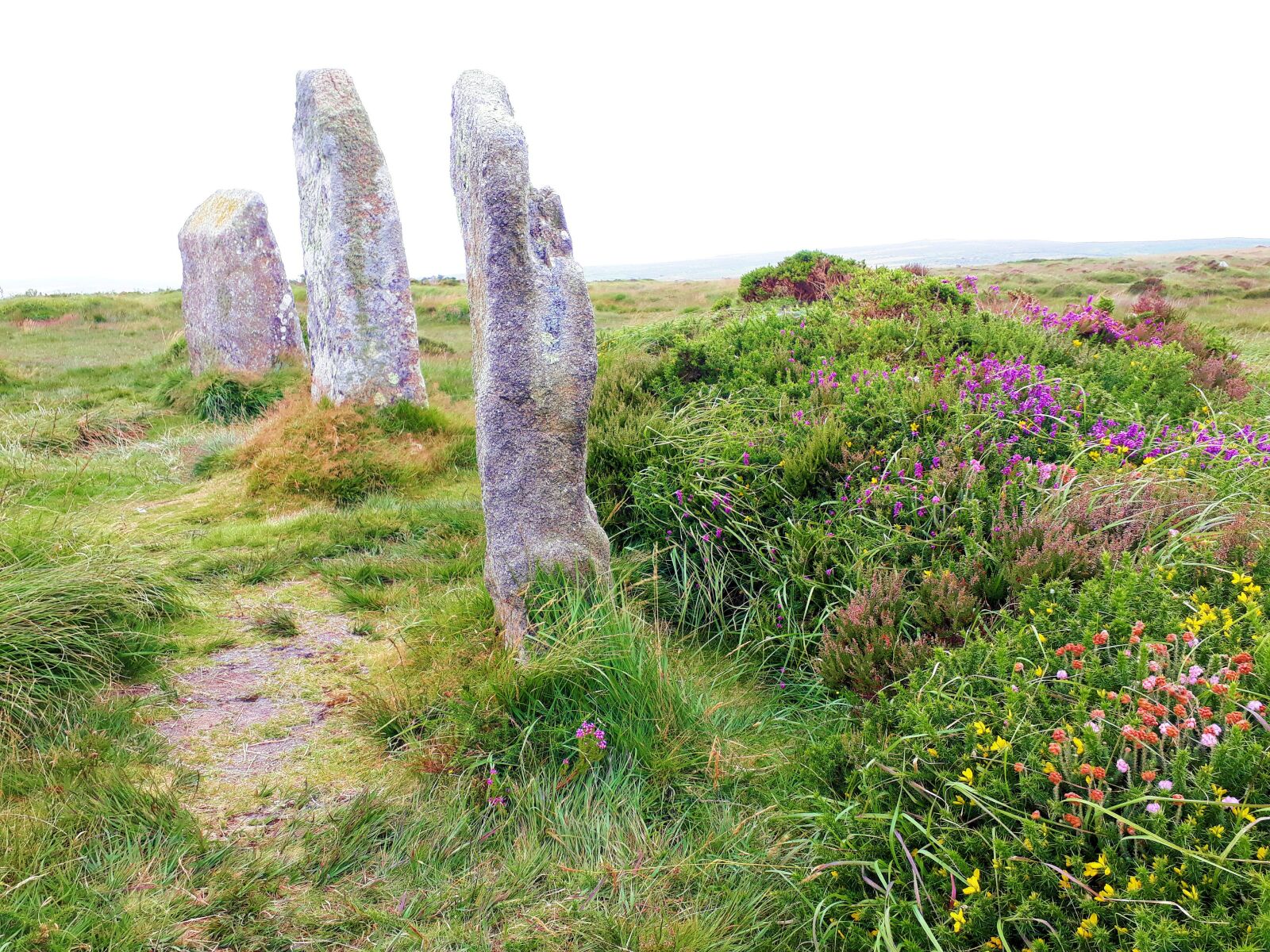 Samsung Galaxy A3(2017) sample photo. England, cornwall, stone circle photography