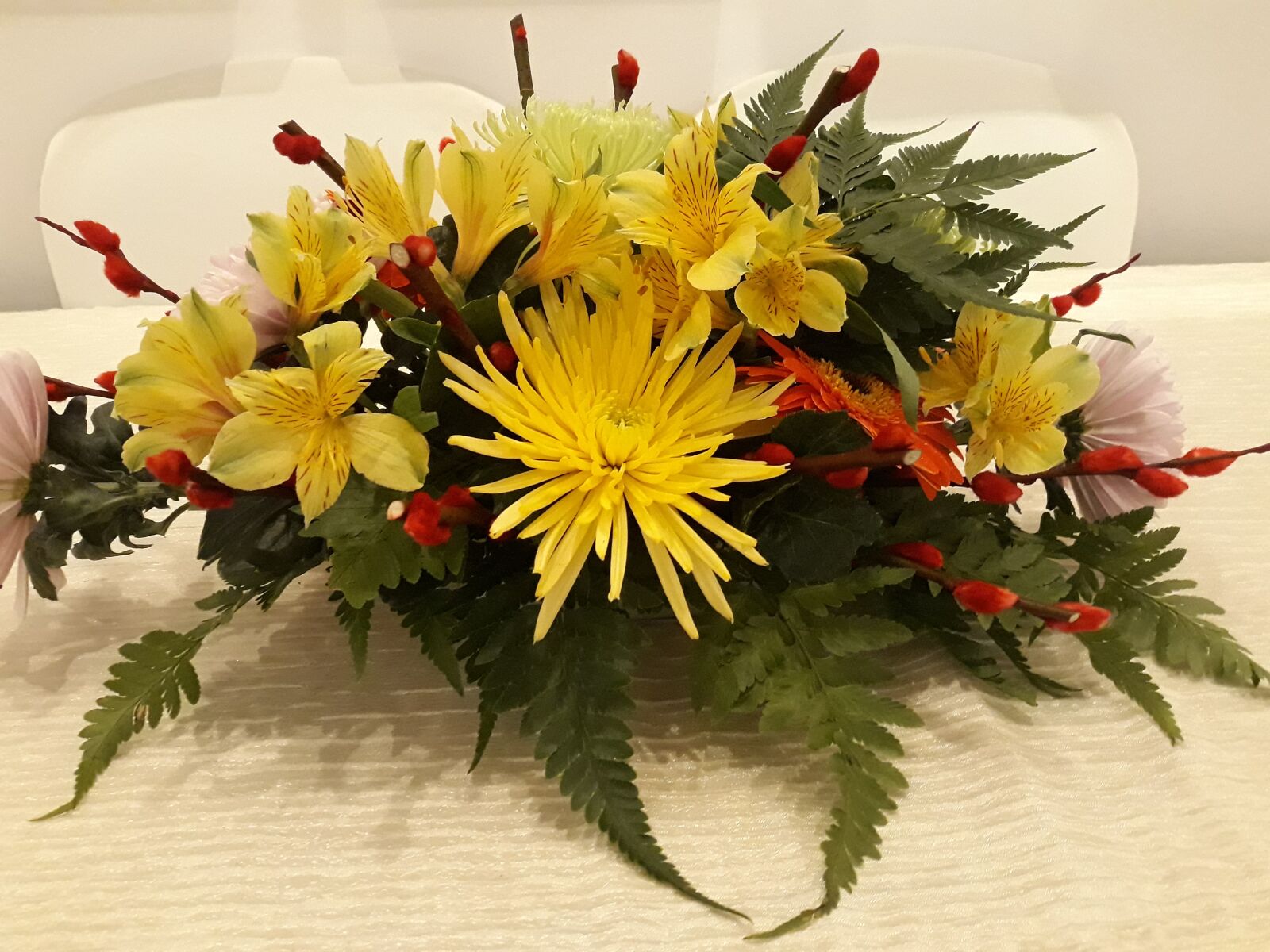 Samsung Galaxy J7 Pro sample photo. Flower, bottle, petals photography