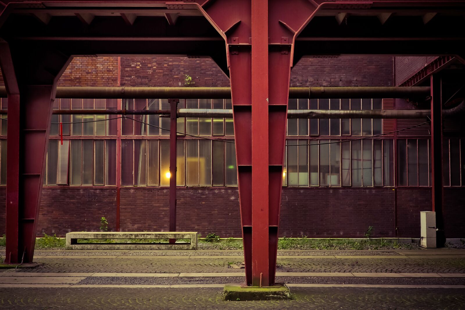 Olympus OM-D E-M10 sample photo. Architecture, factory, industrial building photography