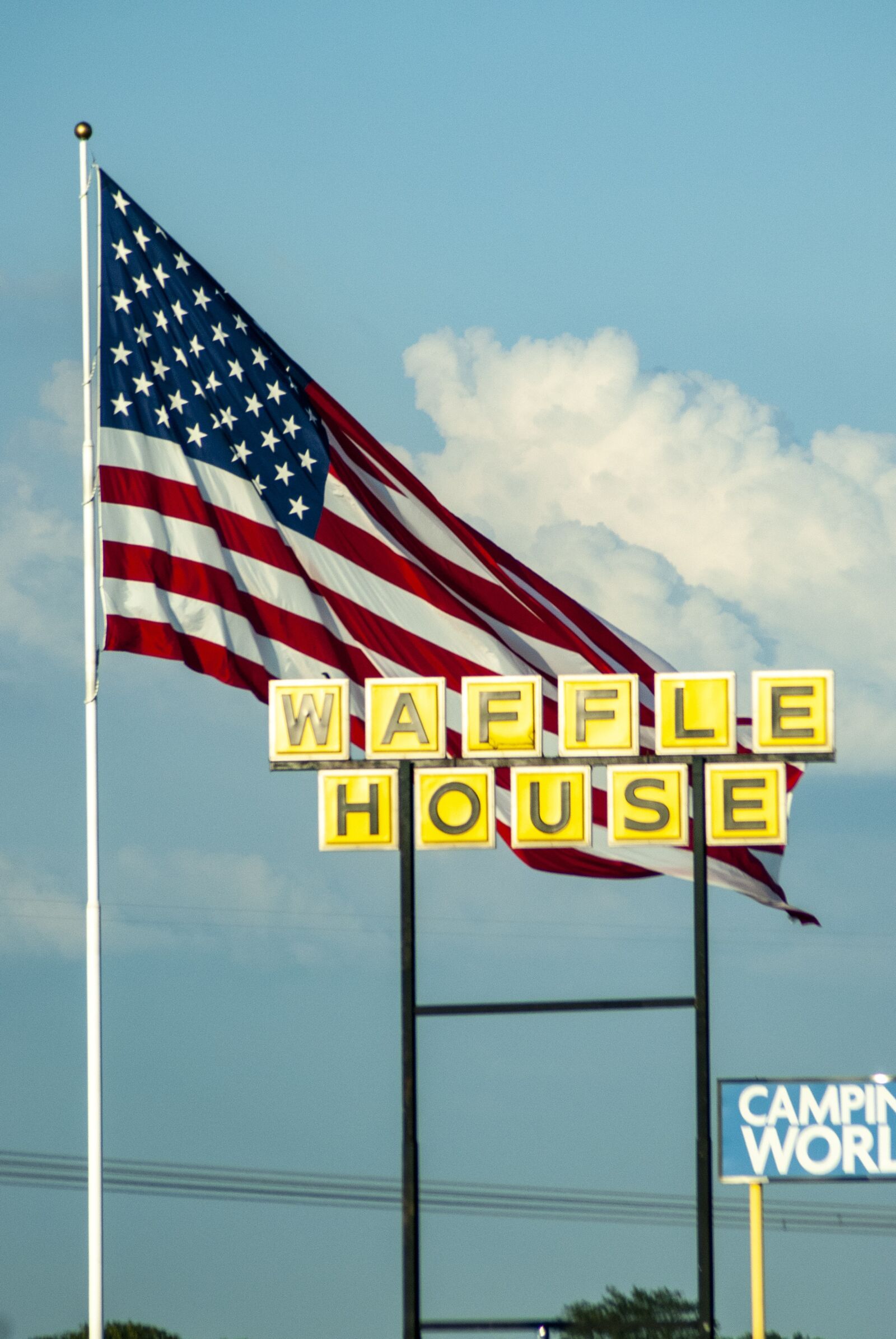 Nikon D80 sample photo. Flag, american, usa photography