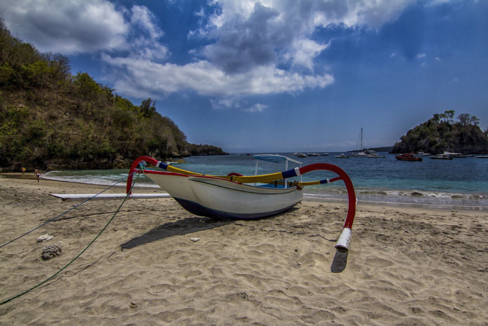 Canon EOS 60D sample photo. Boat, sand, sea photography