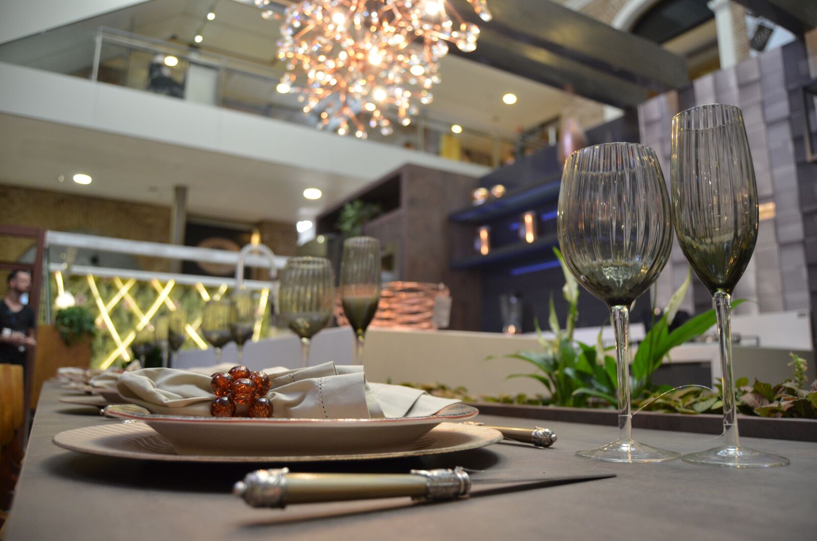 Nikon D5100 sample photo. Dinner, table, bowls photography