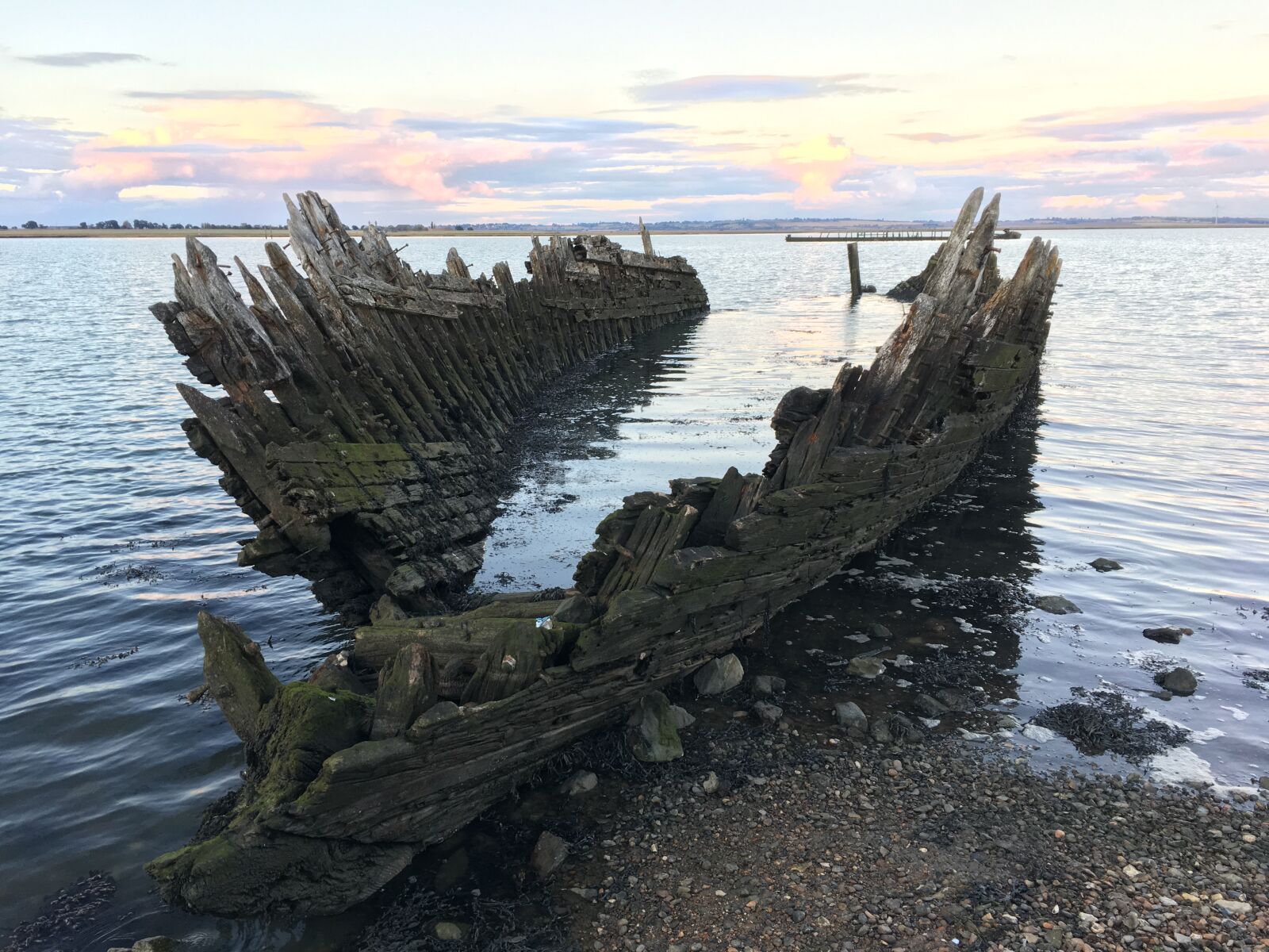 Apple iPhone 6s Plus sample photo. Boat, history, sea, shipwreck photography