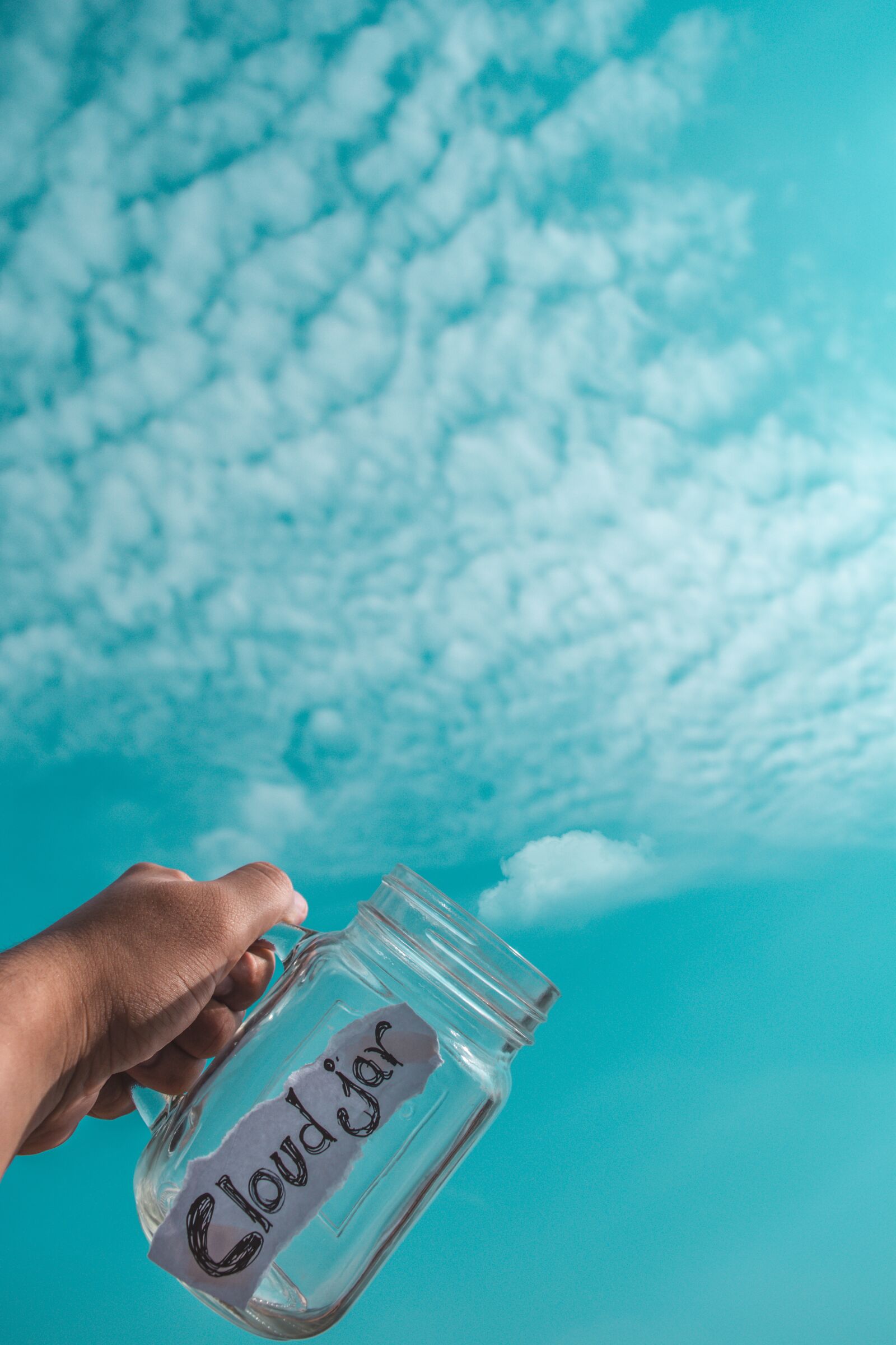 Nikon D5200 sample photo. Pattern, clouds, jar photography