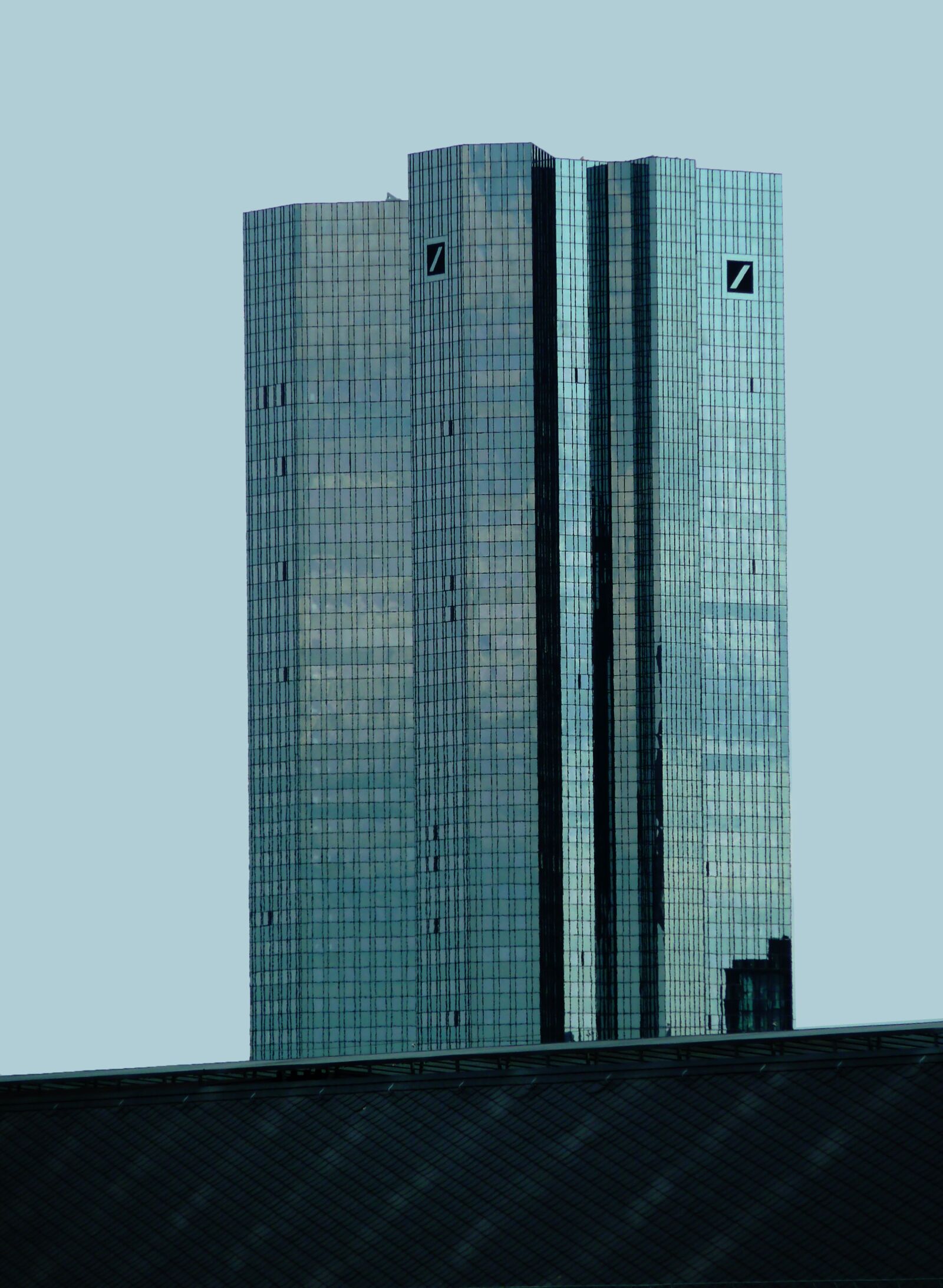 Panasonic DMC-TZ7 sample photo. Skyscraper, window, frankfurt photography