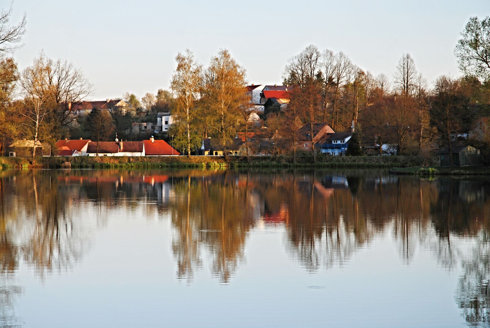 Nikon D80 sample photo. Ledenice, reflection, south bohemia photography