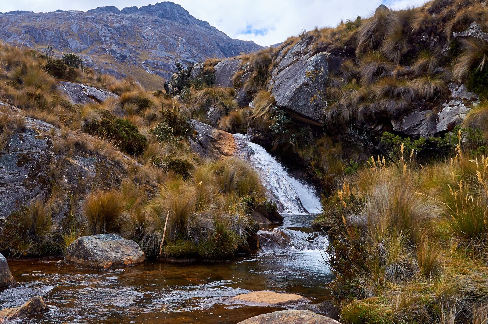 Nikon AF-S DX NIKKOR 18-200mm f/3.5-5.6G ED VR sample photo. Peru, mountains, mountain river photography