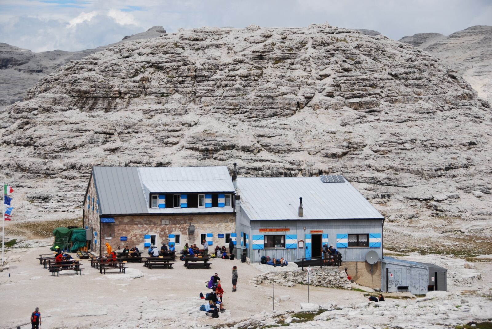 Nikon D80 sample photo. Refuge, trentino, dolomites photography