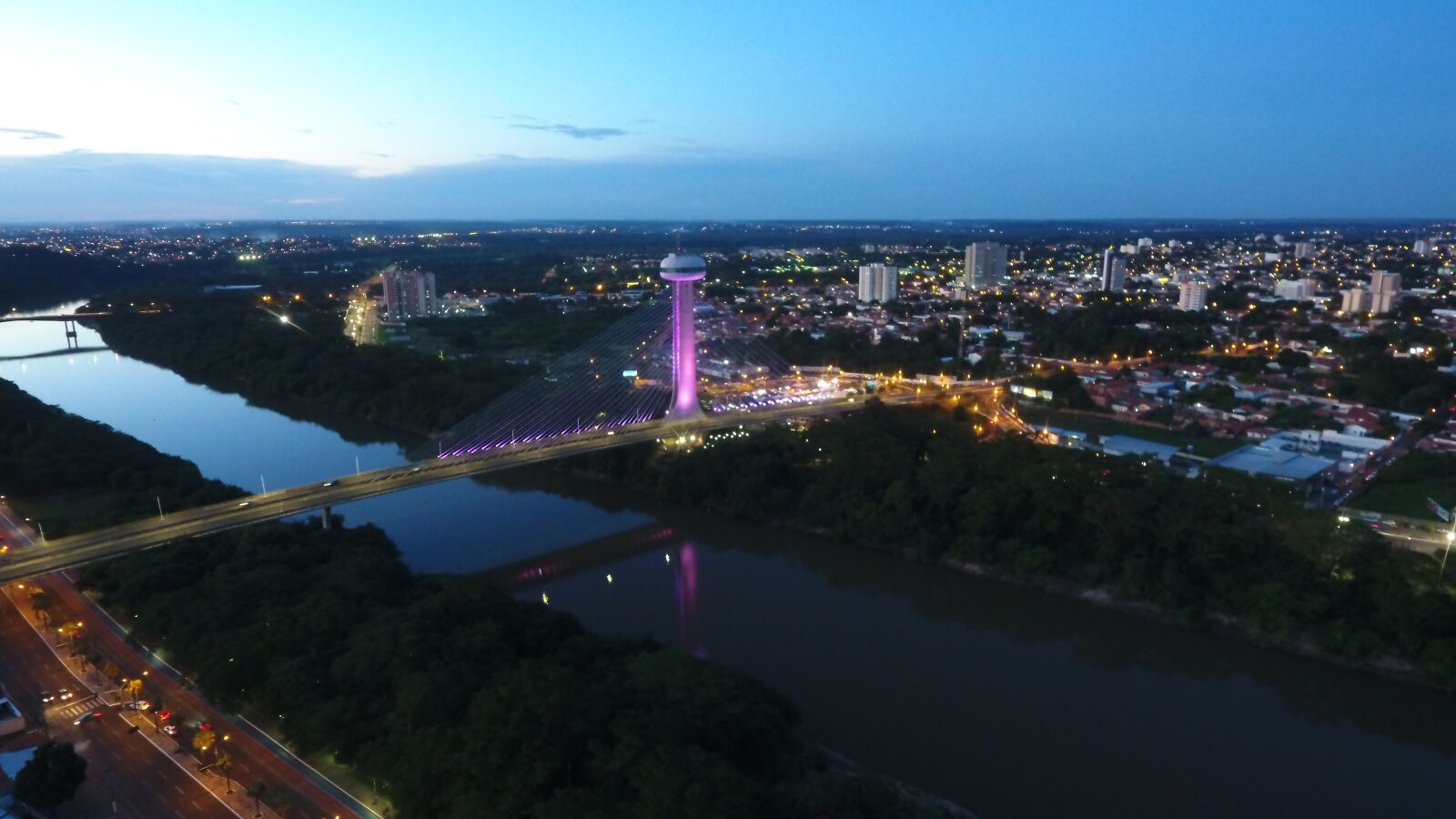 DJI FC330 sample photo. Bridge, teresina, city photography