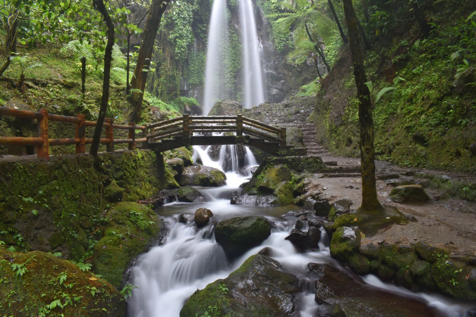 Nikon D3400 sample photo. Waterfall, cascade, nature photography