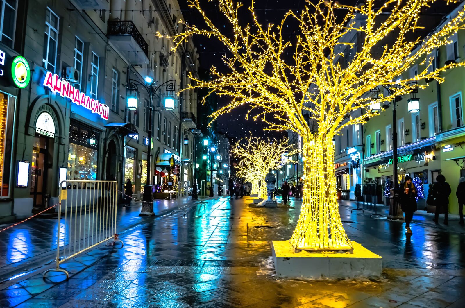 Nikon D5100 sample photo. Downtown, street, lights, city photography