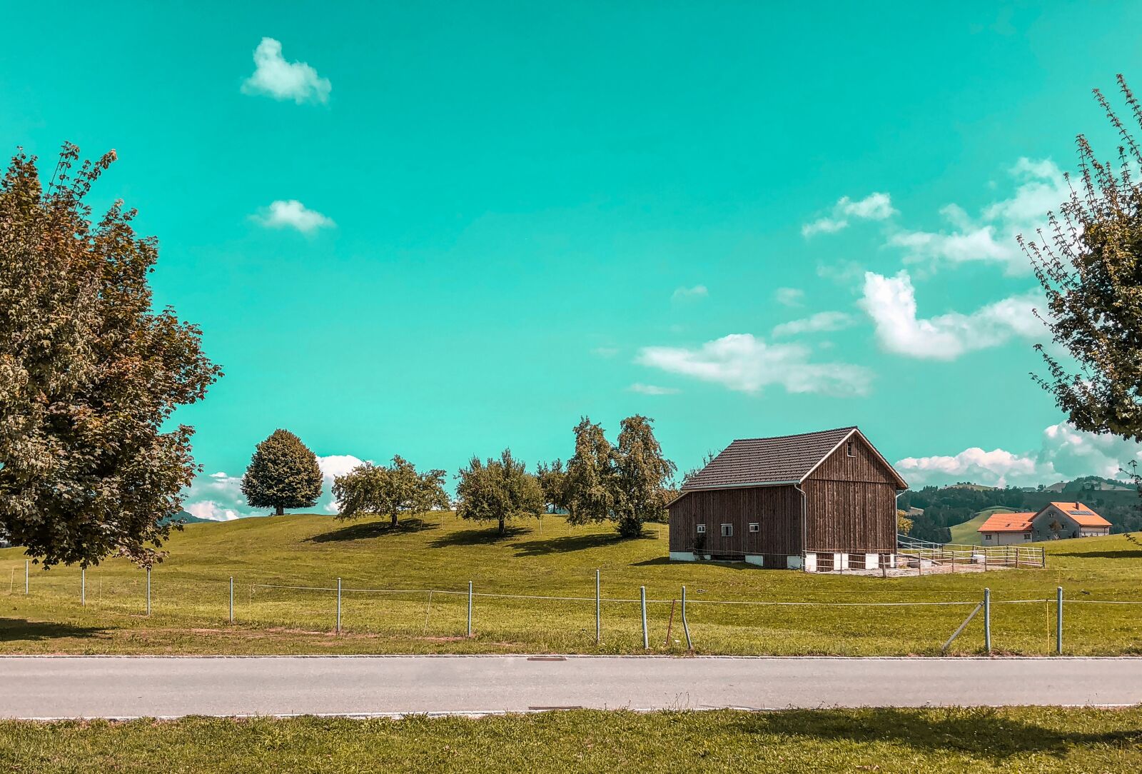 iPhone X back dual camera 4mm f/1.8 sample photo. Switzerland, nature, countryside photography