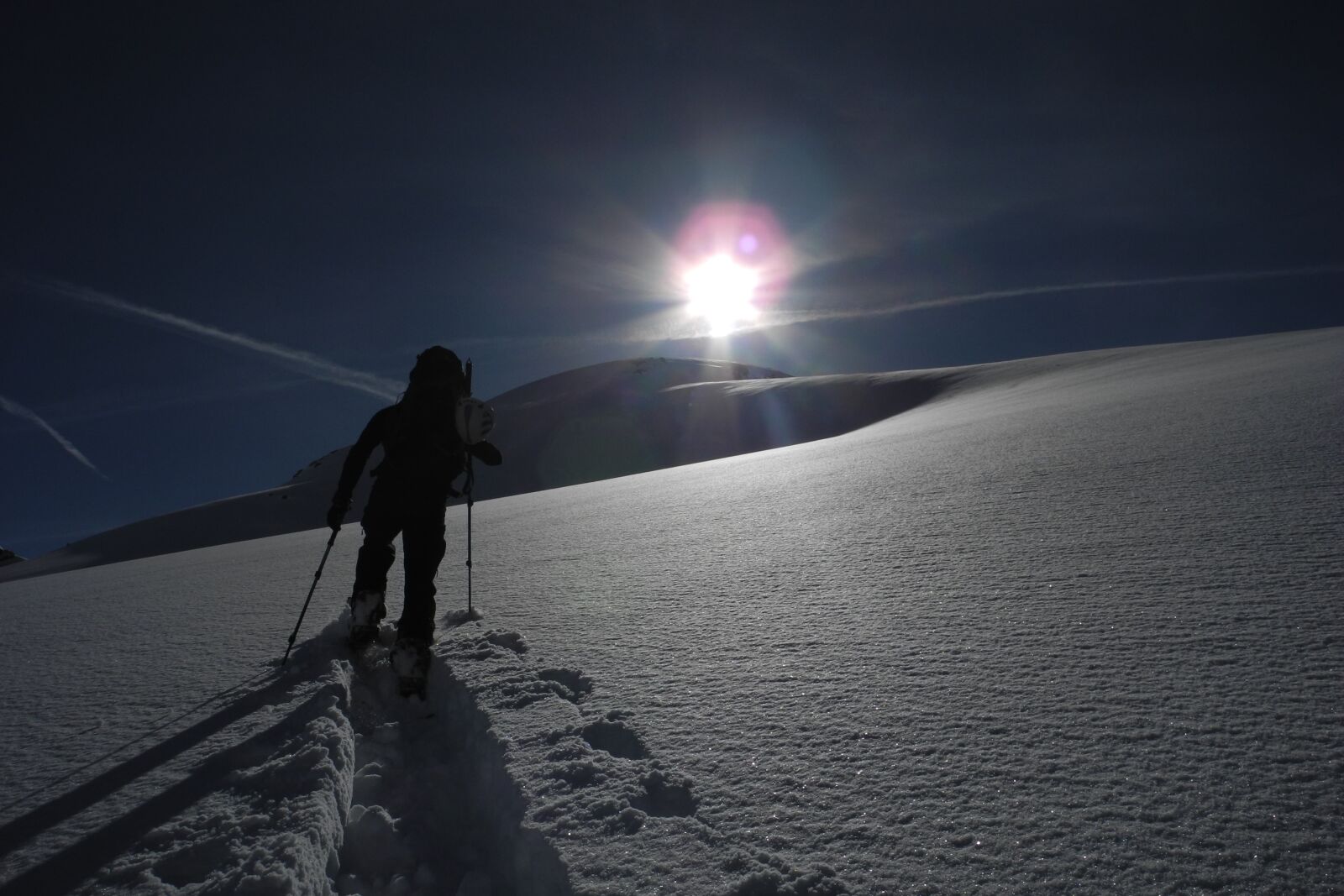 Nikon Coolpix P7100 sample photo. Ski, backcountry skiiing, alpine photography