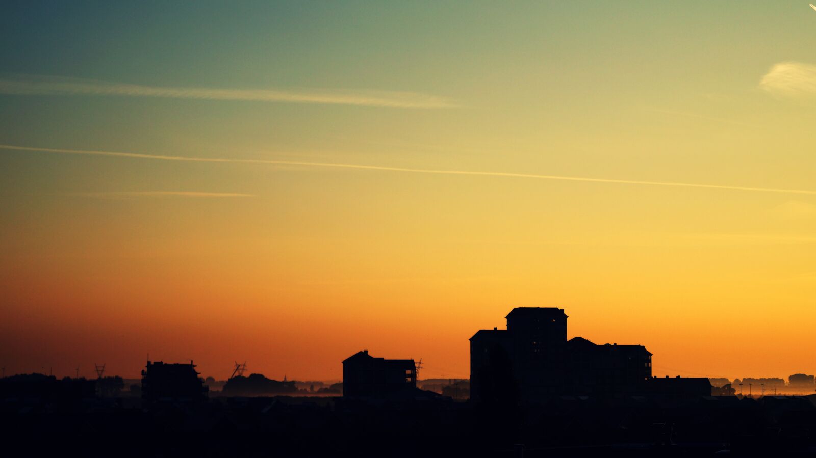 Sony DT 18-55mm F3.5-5.6 SAM II sample photo. Silhouette, of, high, rise photography