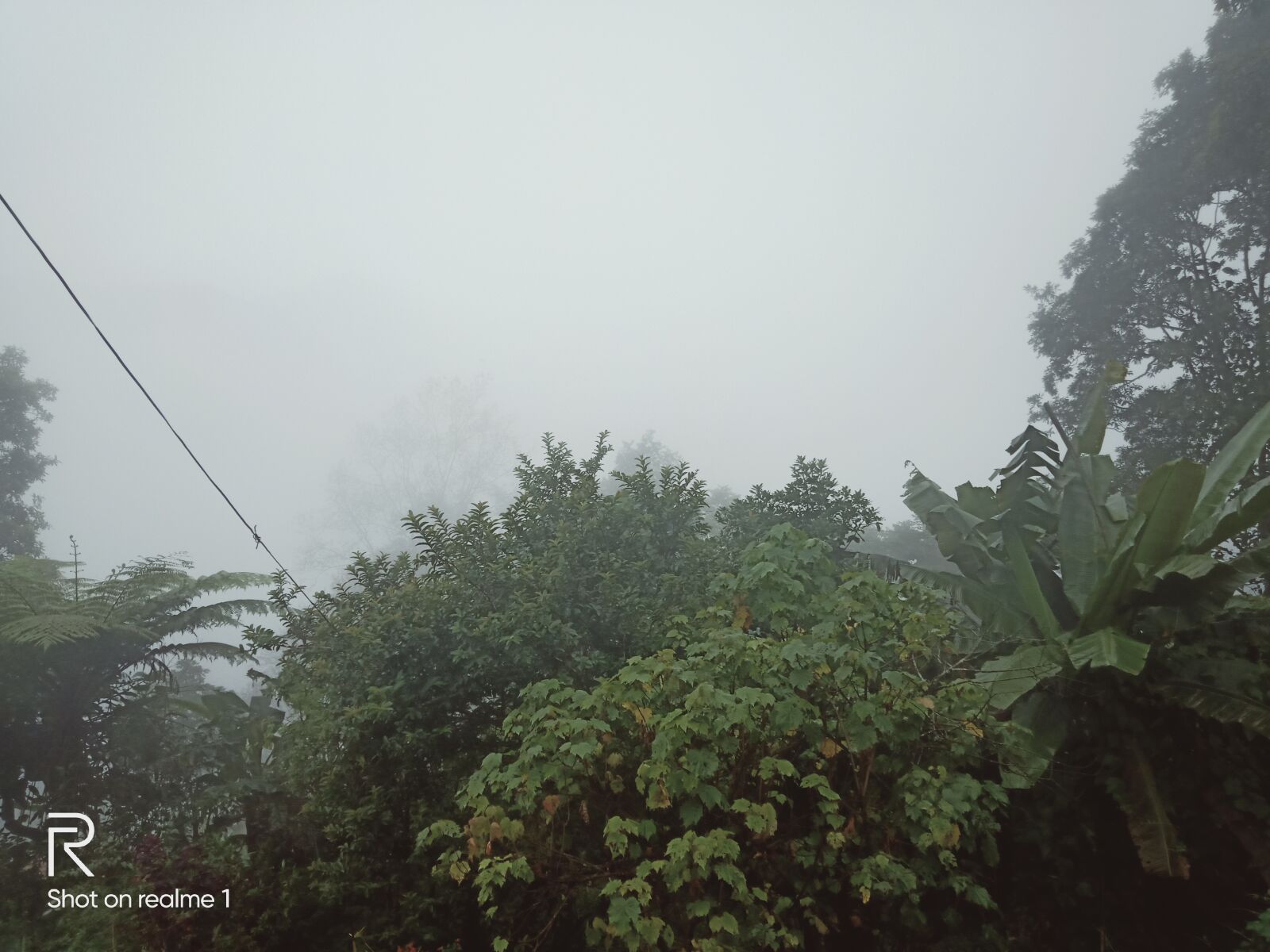 OPPO Realme 1 sample photo. Nature, clouds, fog photography