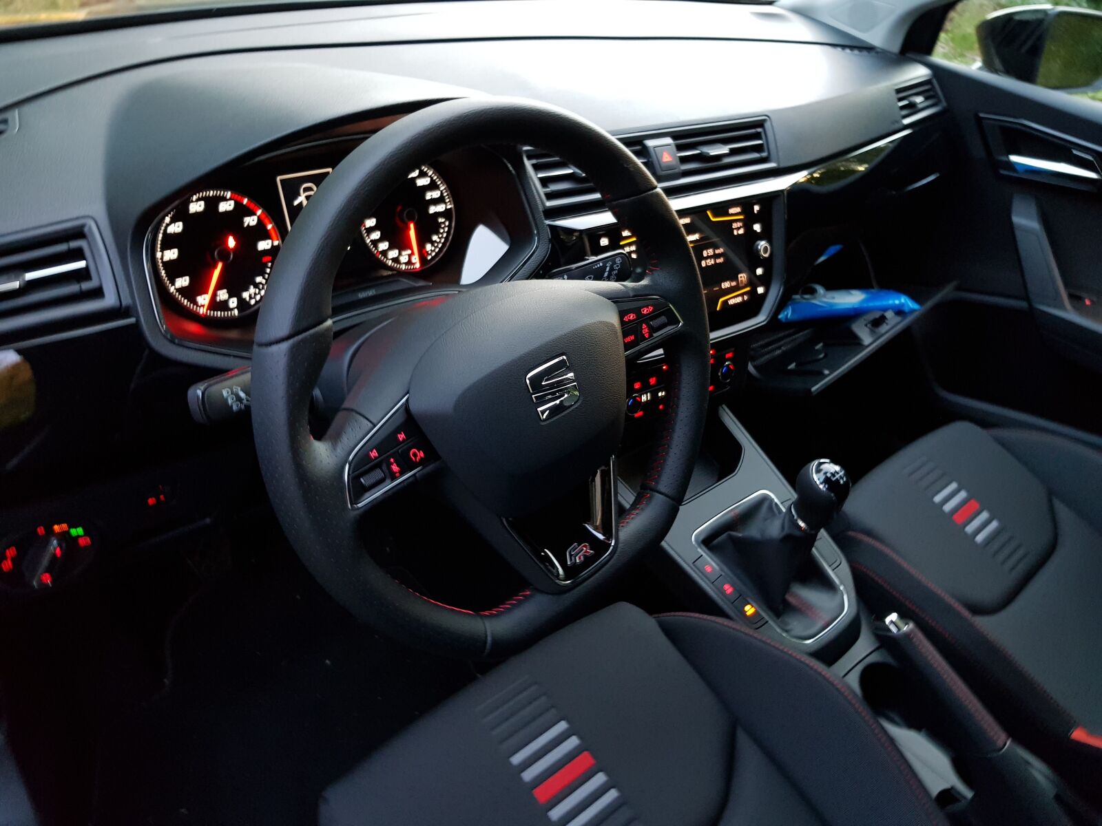 Samsung Galaxy S8 sample photo. Seat ibiza fr, car photography
