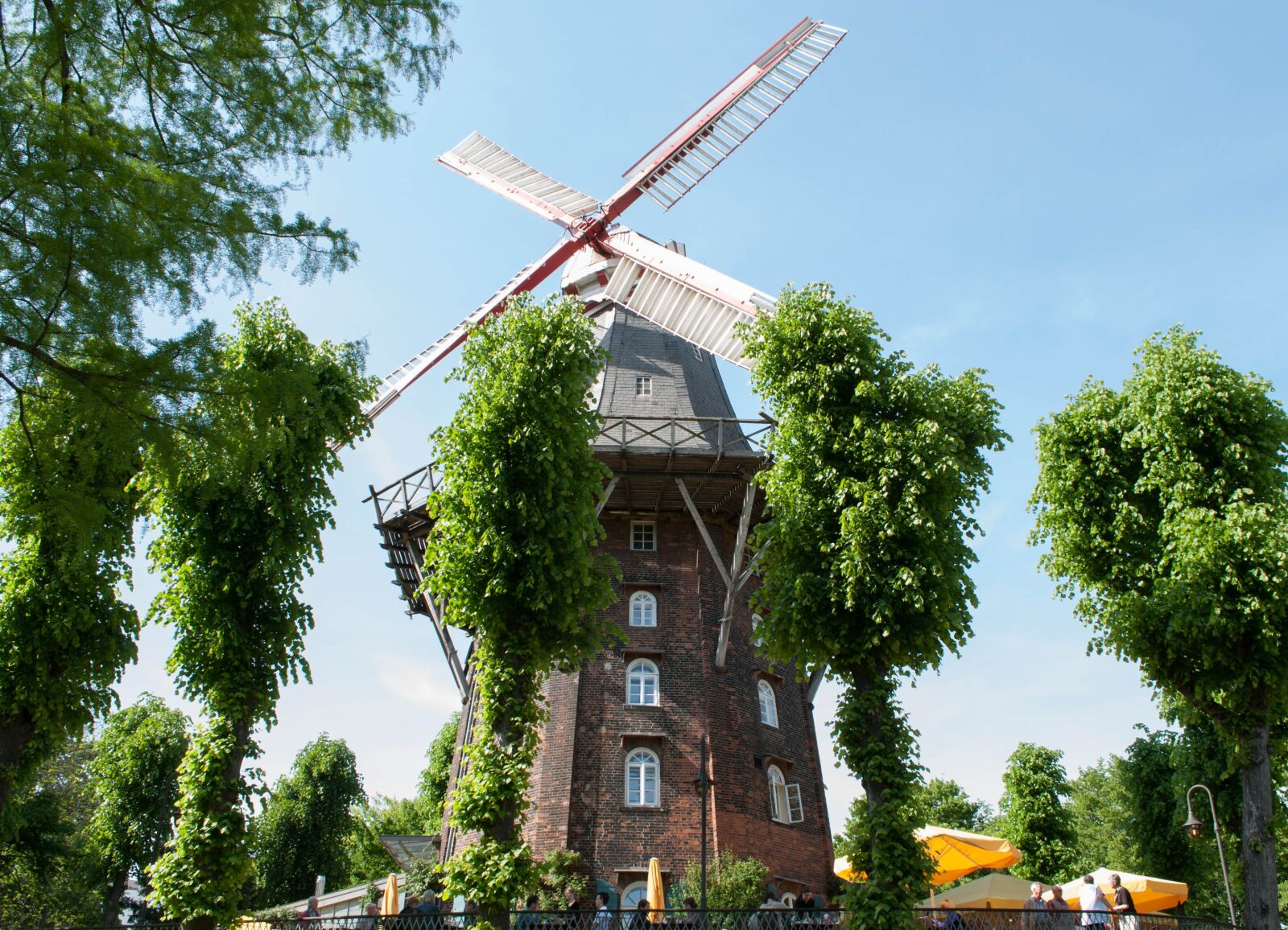 Nikon D80 sample photo. Windmill, bremen, wall windmill photography