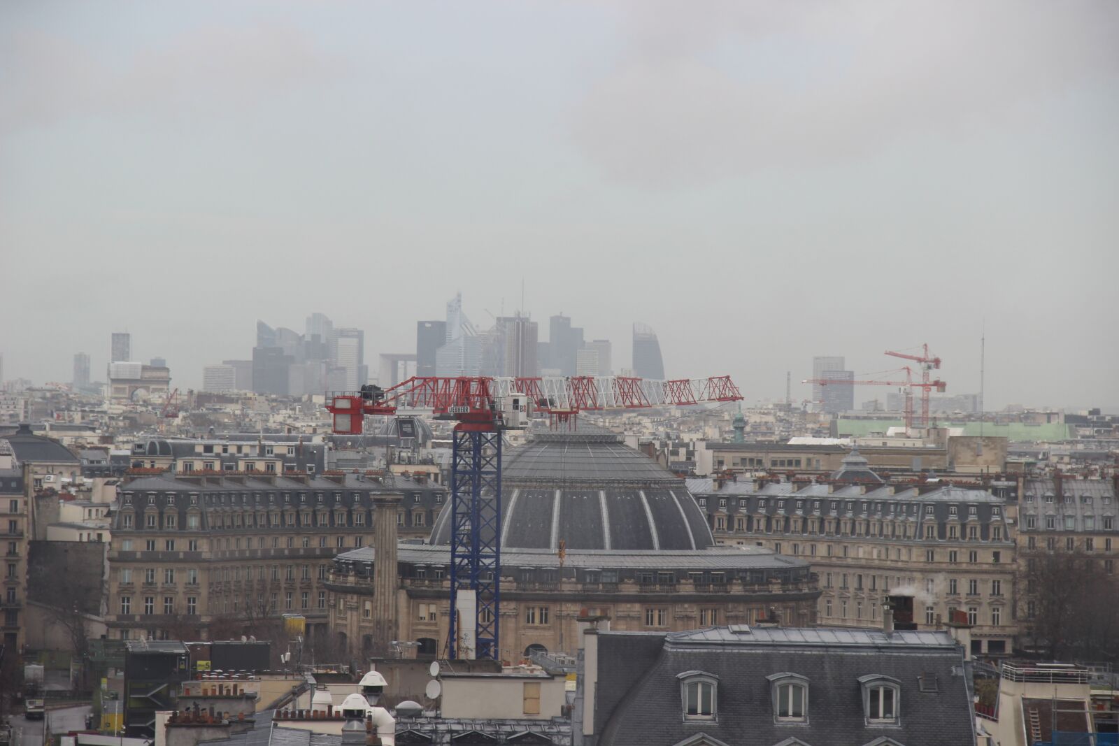 Canon EF-S 18-135mm F3.5-5.6 IS sample photo. Paris, roof, view photography