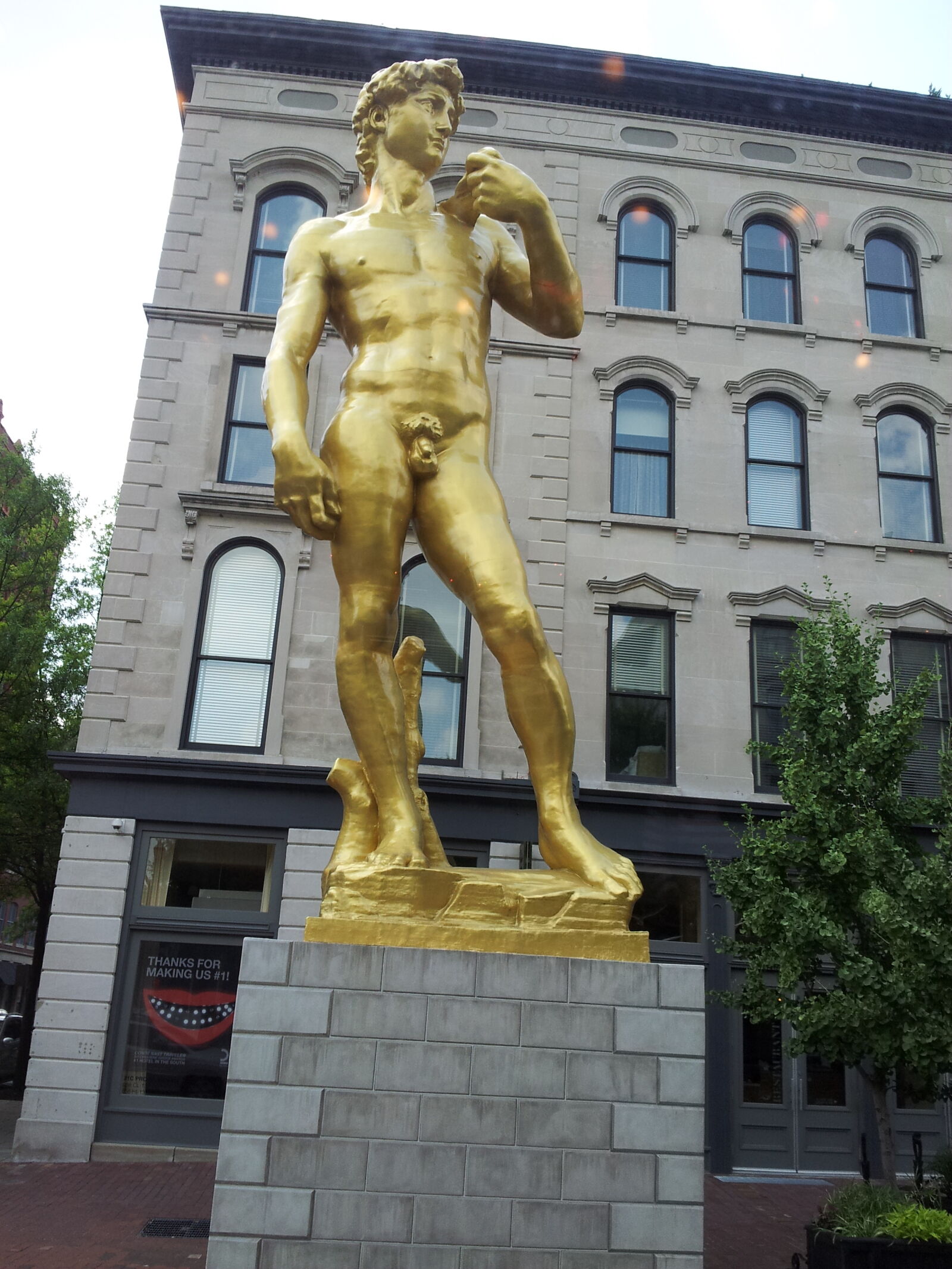 Samsung Galaxy S2 sample photo. Bronze, david, replica, statue photography