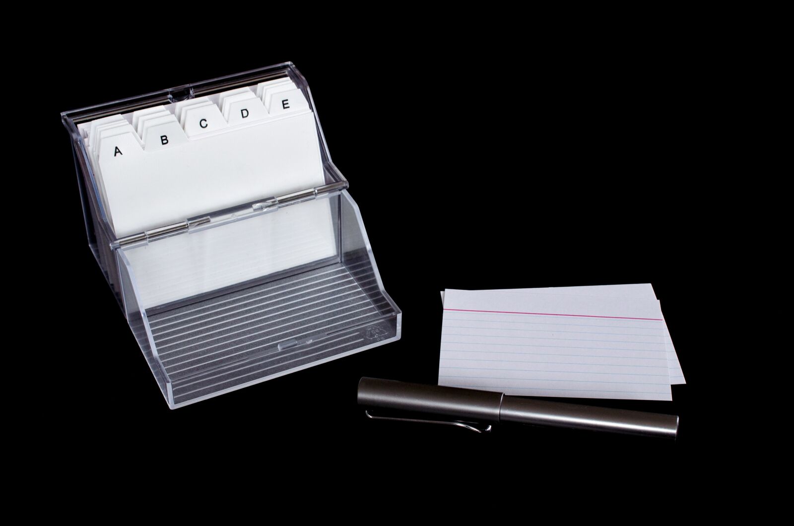 Nikon D5100 sample photo. Index card box, flashcards photography